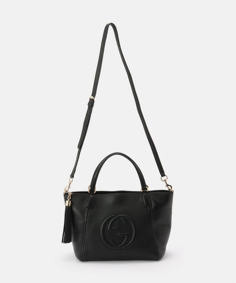 VINTAGE GUCCI/グッチ】Soho 2wayバッグ（ハンドバッグ）｜DECOUVERTE 