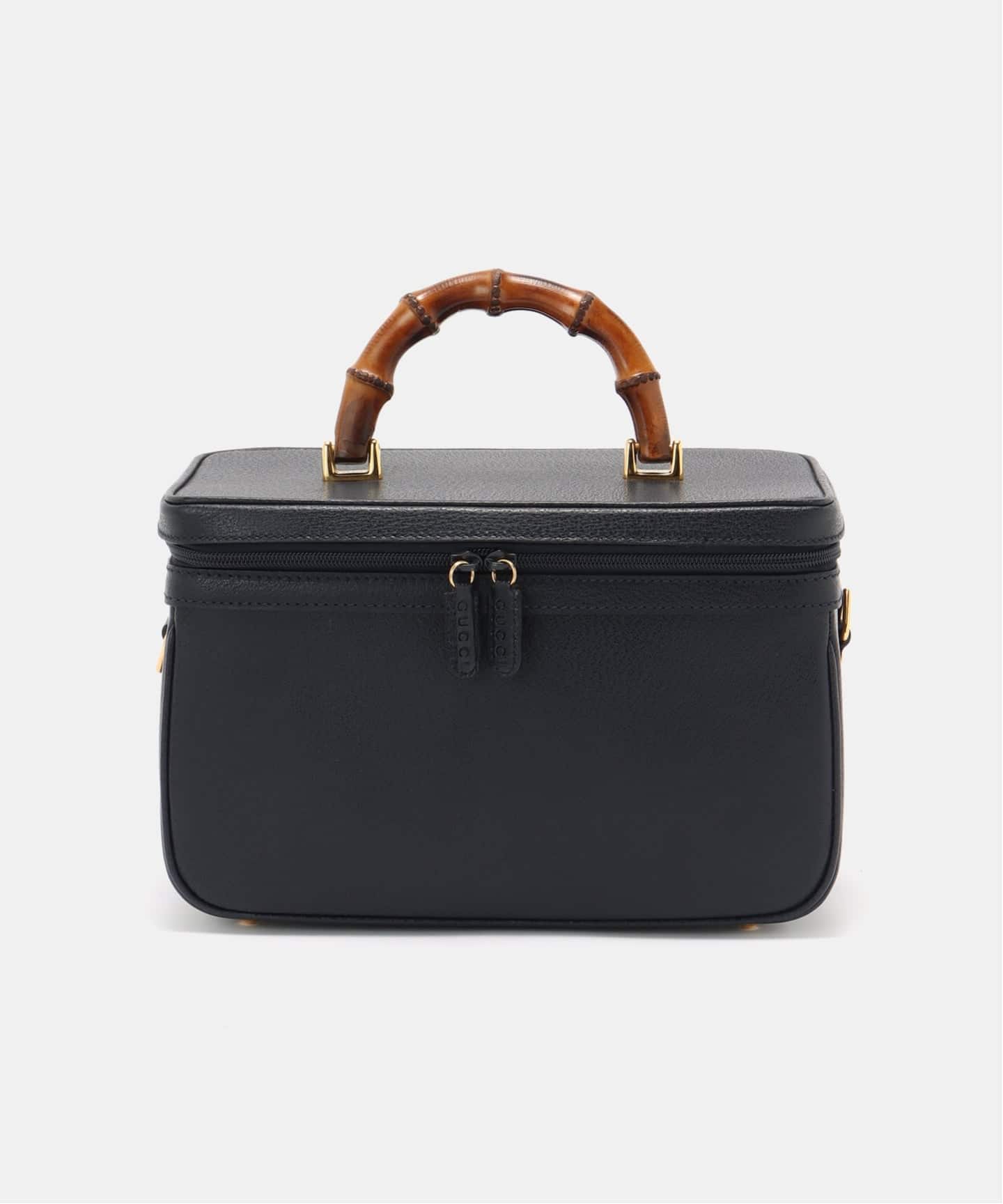VINTAGE GUCCI/グッチ】 Bamboo 2way バニティバッグ（ハンドバッグ