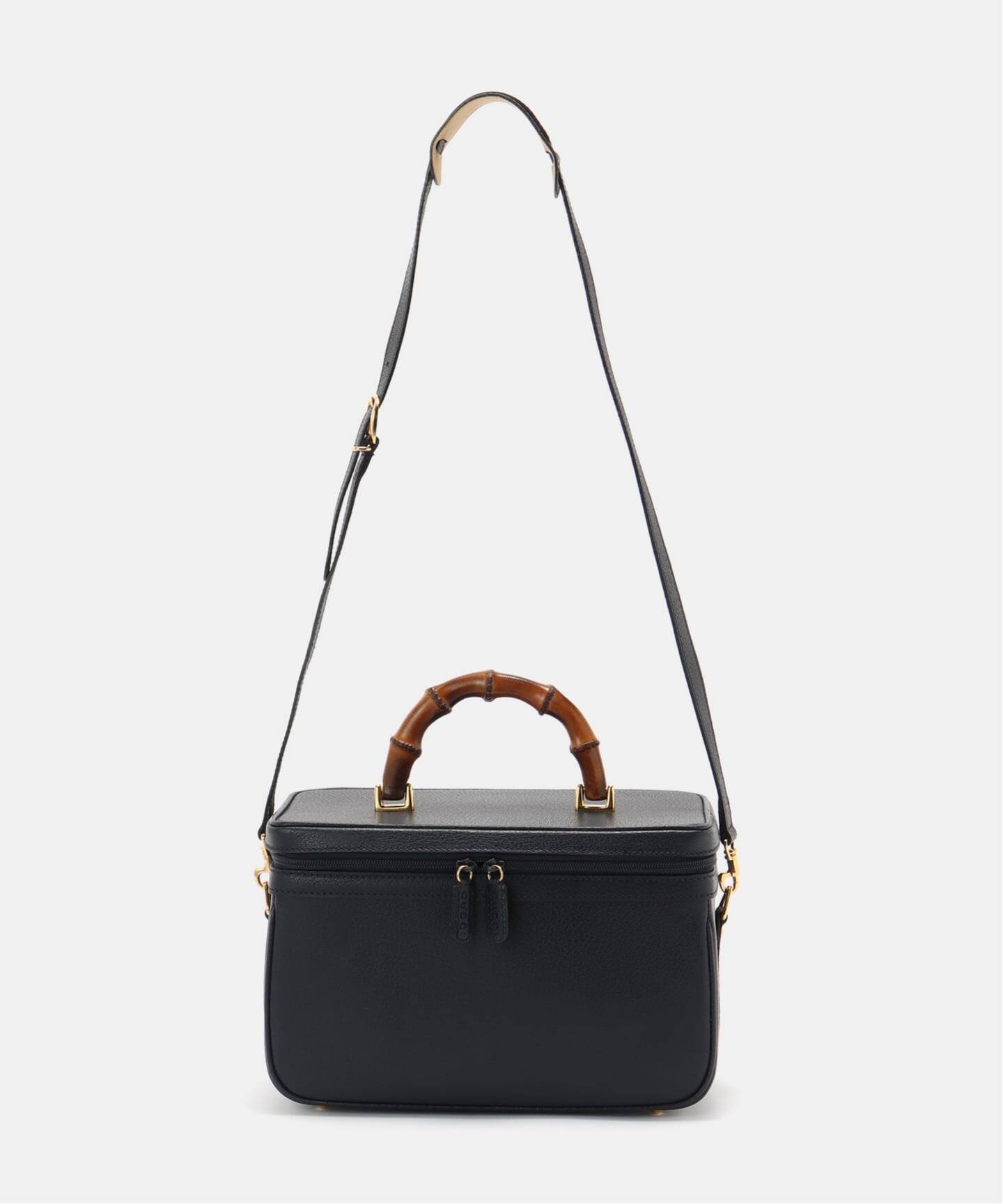 VINTAGE GUCCI/グッチ】 Bamboo 2way バニティバッグ（ハンドバッグ