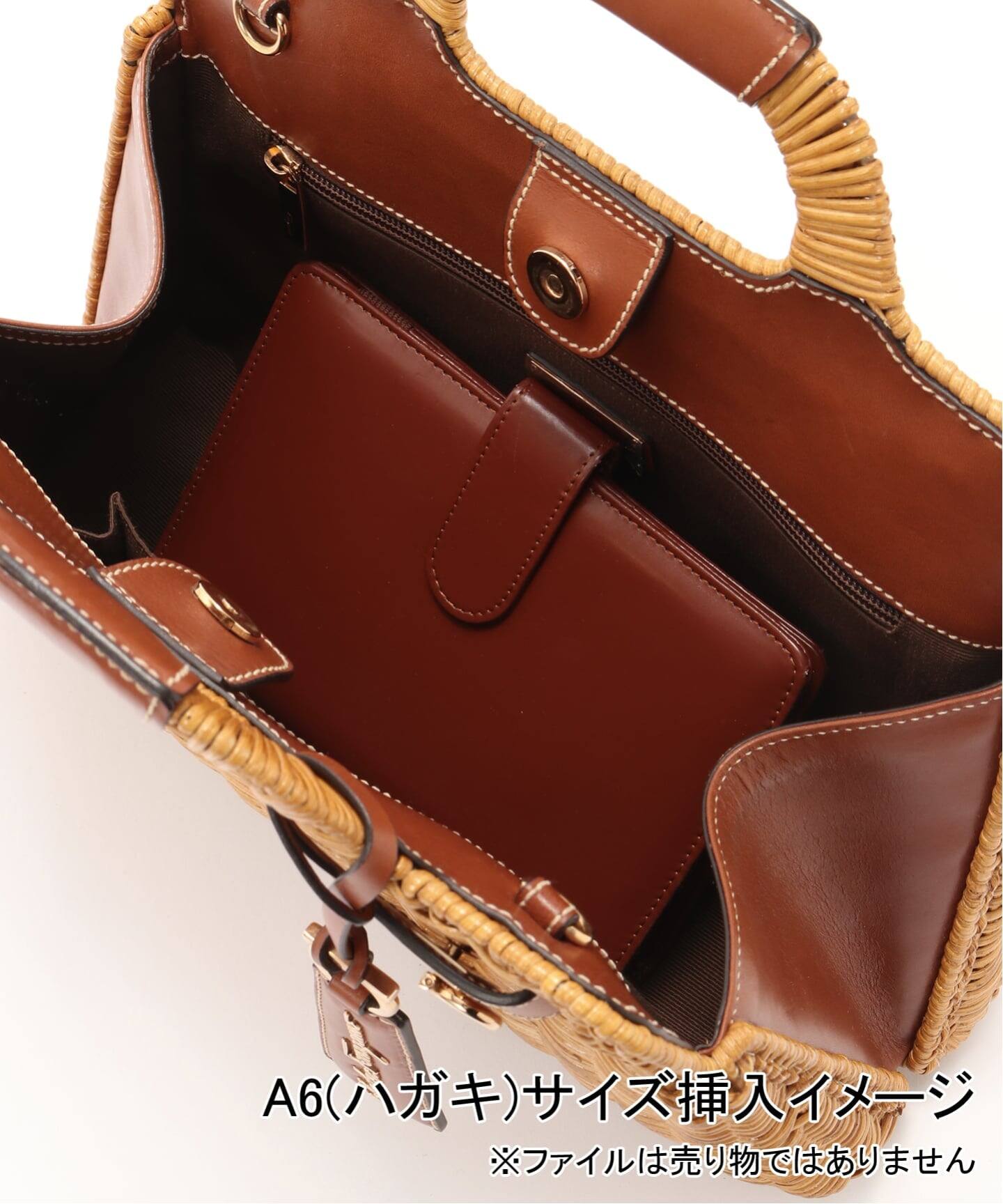 FERRAGAMO/フェラガモ】Gancini 2wayバッグ rattan（ハンドバッグ