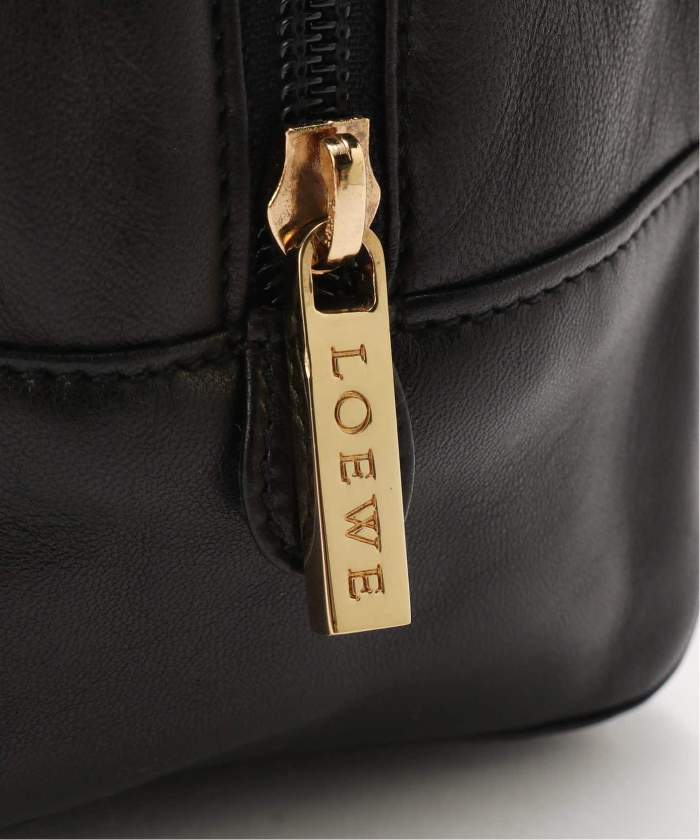 美品・ヴィンテージ【LOEWE】ANAGRAM スモールハンドバッグ VINTAGE LOEWE/ロエベ】ミニハンドバッグ anagram（ハンドバッグ