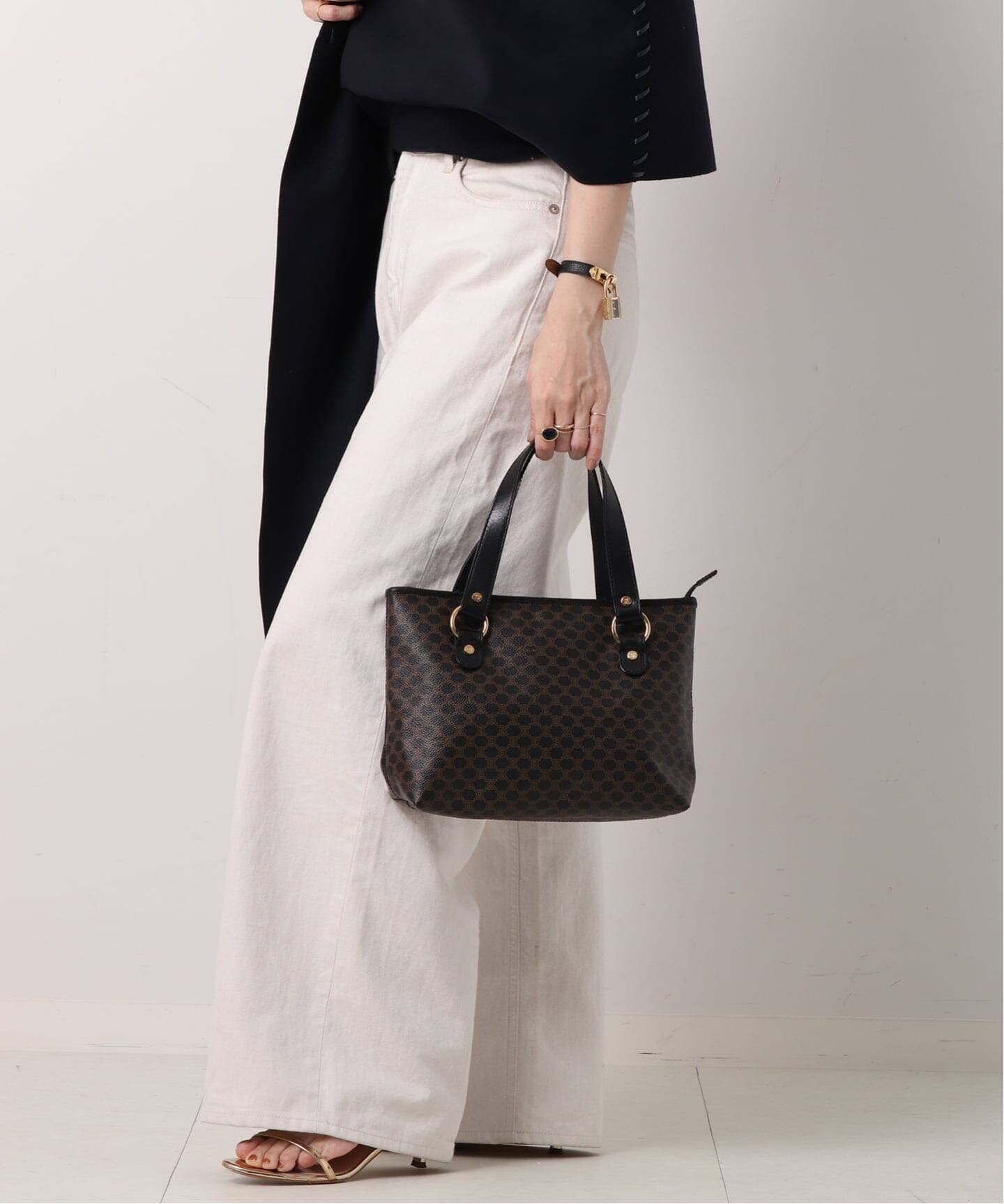 VINTAGE CELINE/セリーヌ】macadam ハンドバッグ（ハンドバッグ