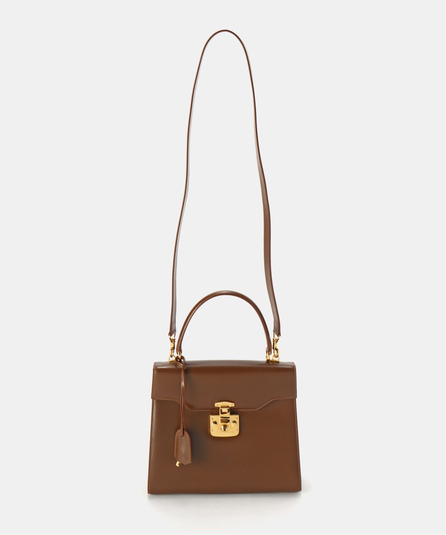 VINTAGE GUCCI/グッチ】Lady lock ハンドバッグ 24 2way（ハンドバッグ