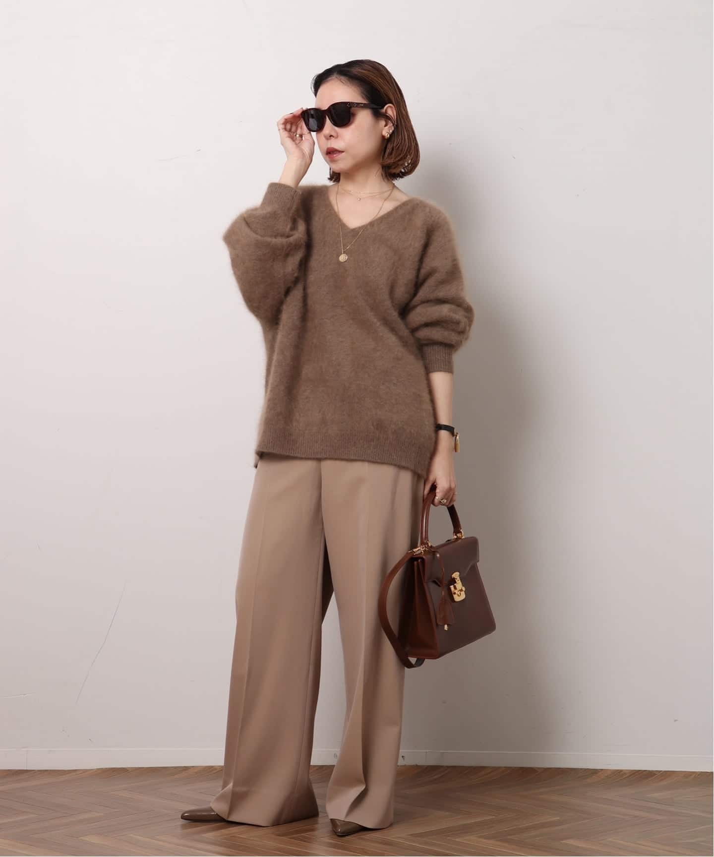 VINTAGE GUCCI/グッチ】Lady lock ハンドバッグ 24 2way（ハンドバッグ