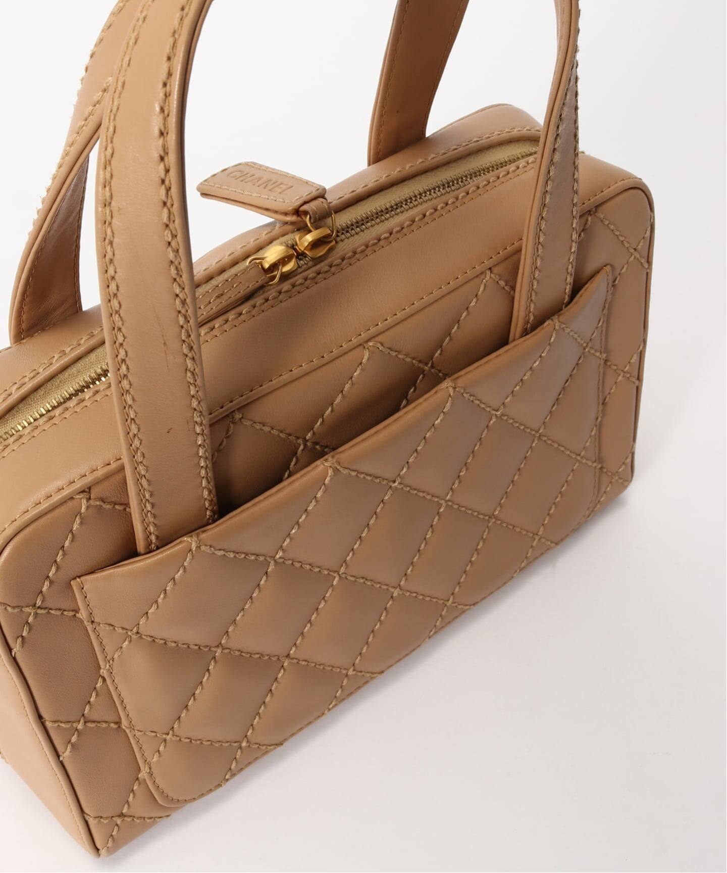 VINTAGE CHANEL/シャネル】Wild stitch ハンドバッグ（ボストンバッグ