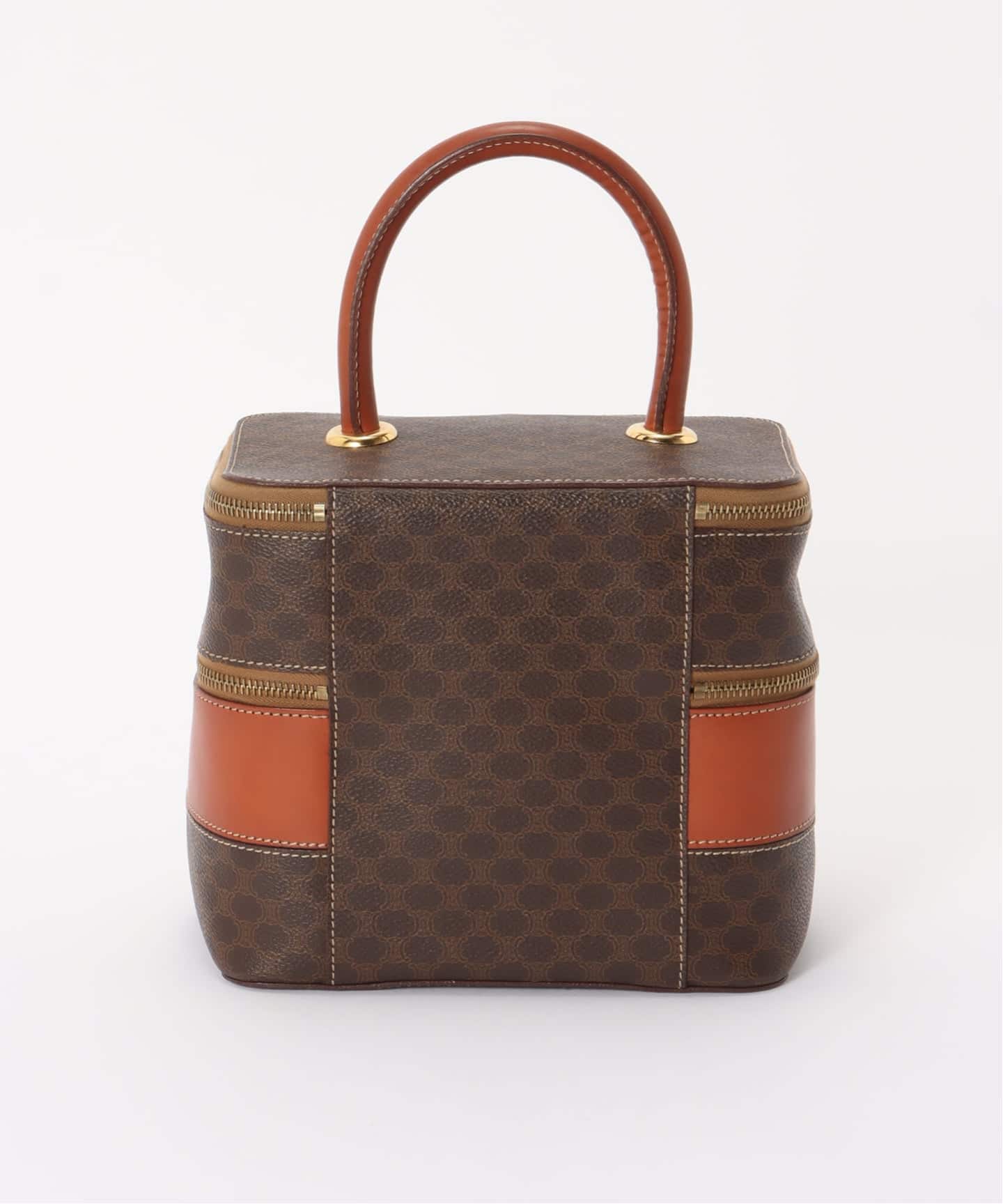 VINTAGE CELINE/セリーヌ】マカダム バニティバッグ（ハンドバッグ