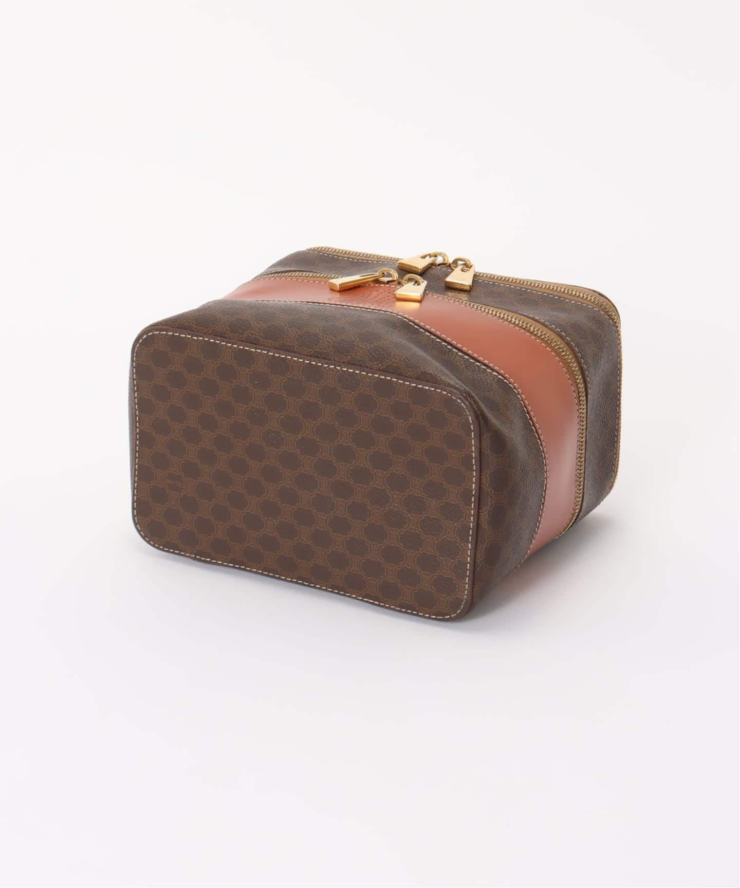 VINTAGE CELINE/セリーヌ】マカダム バニティバッグ（ハンドバッグ