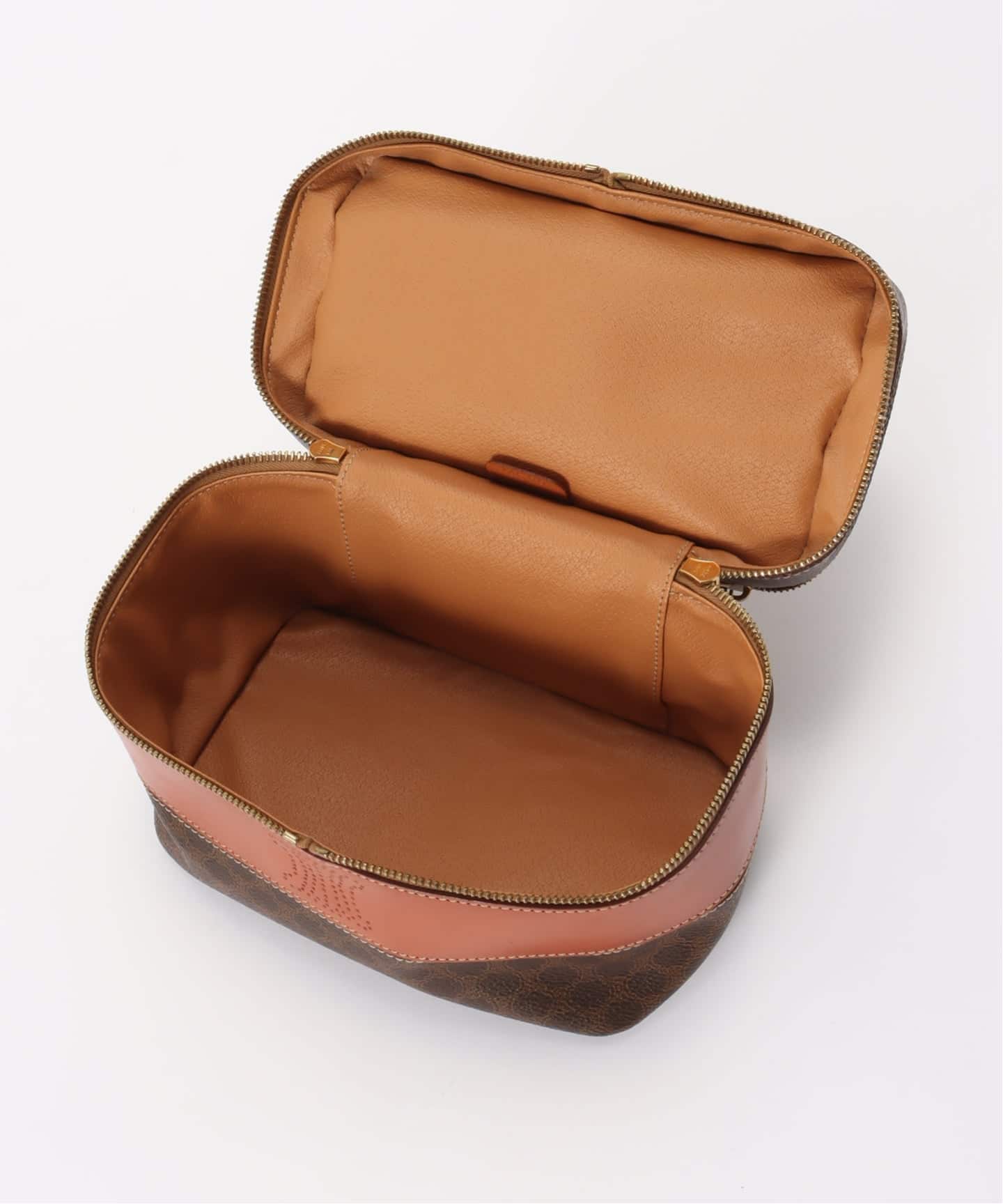 VINTAGE CELINE/セリーヌ】マカダム バニティバッグ（ハンドバッグ