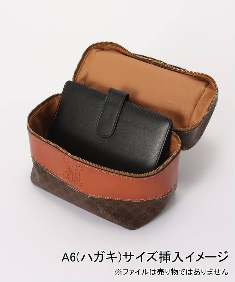 VINTAGE CELINE/セリーヌ】マカダム バニティバッグ（ハンドバッグ 
