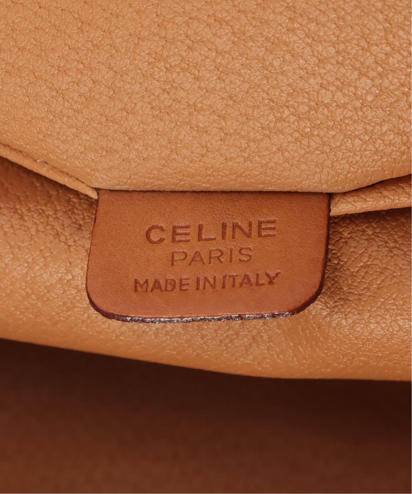 VINTAGE CELINE/セリーヌ】マカダム バニティバッグ（ハンドバッグ