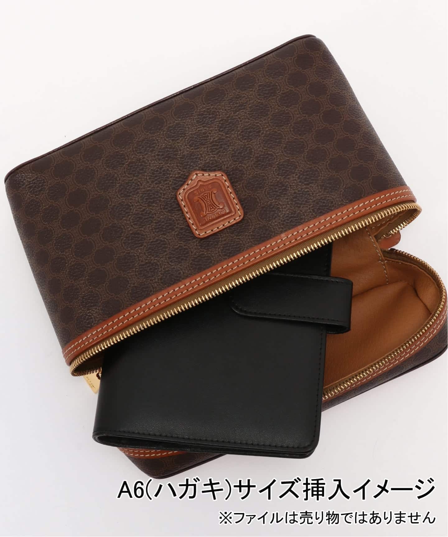 VINTAGE CELINE/セリーヌ】macadam バニティバッグ（ハンドバッグ