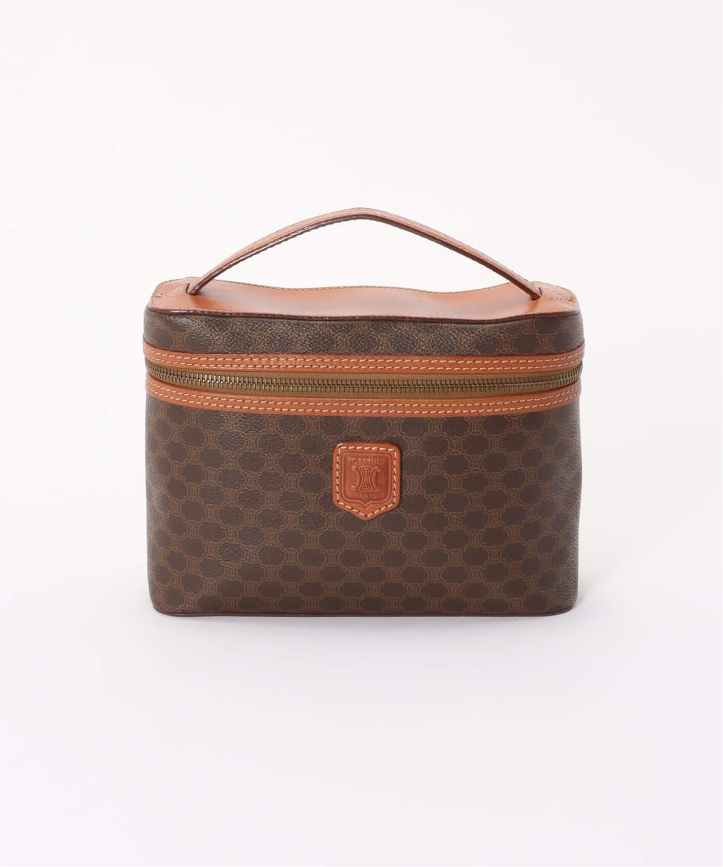 VINTAGE CELINE/セリーヌ】マカダム バニティバッグ（ハンドバッグ