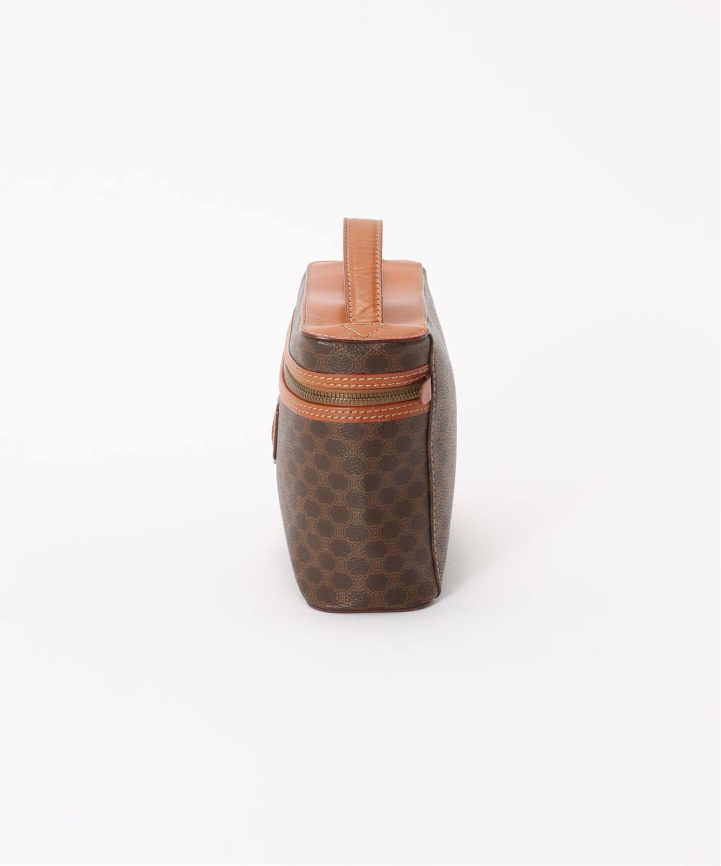 VINTAGE CELINE/セリーヌ】マカダム バニティバッグ（ハンドバッグ