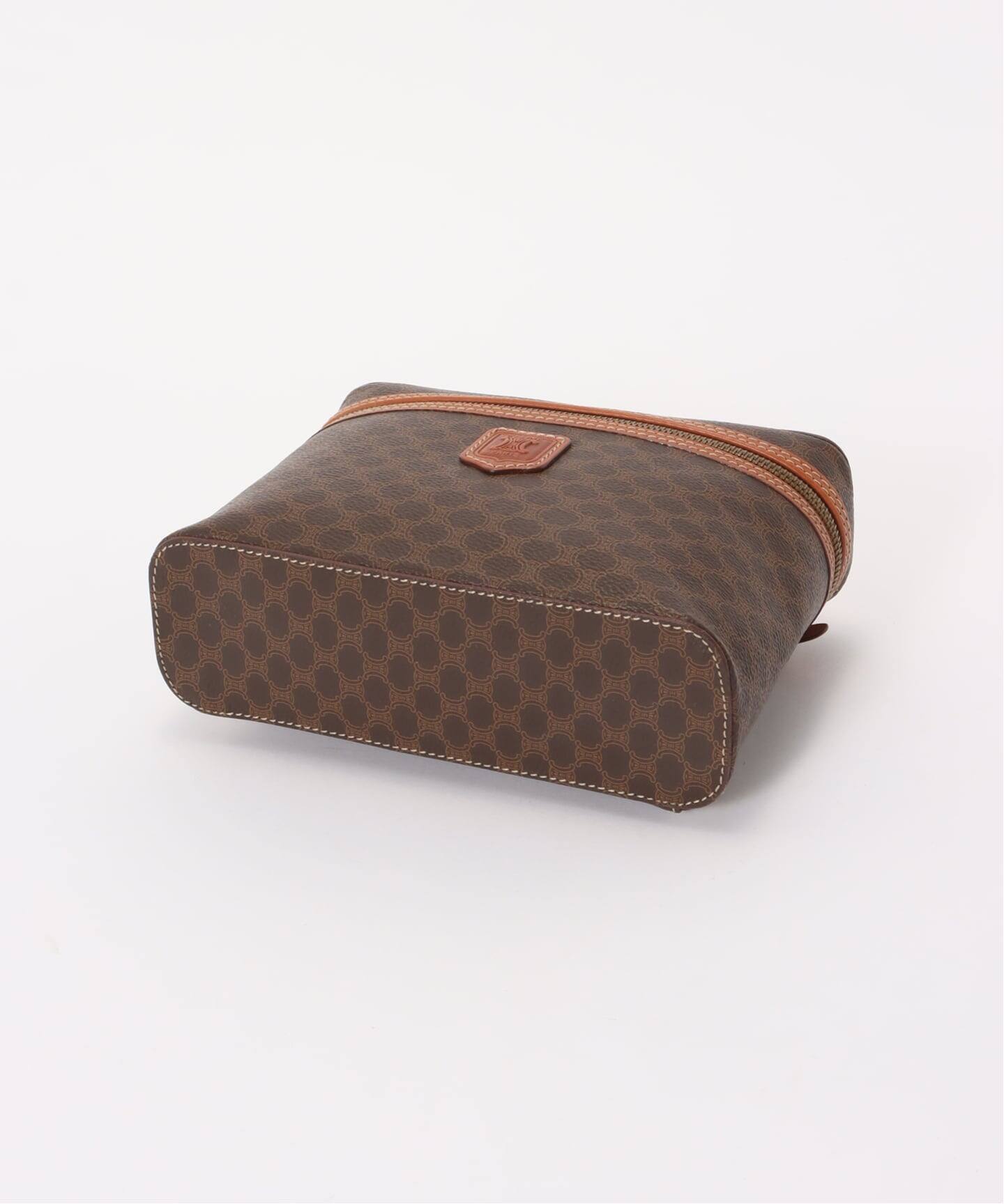 VINTAGE CELINE/セリーヌ】マカダム バニティバッグ（ハンドバッグ