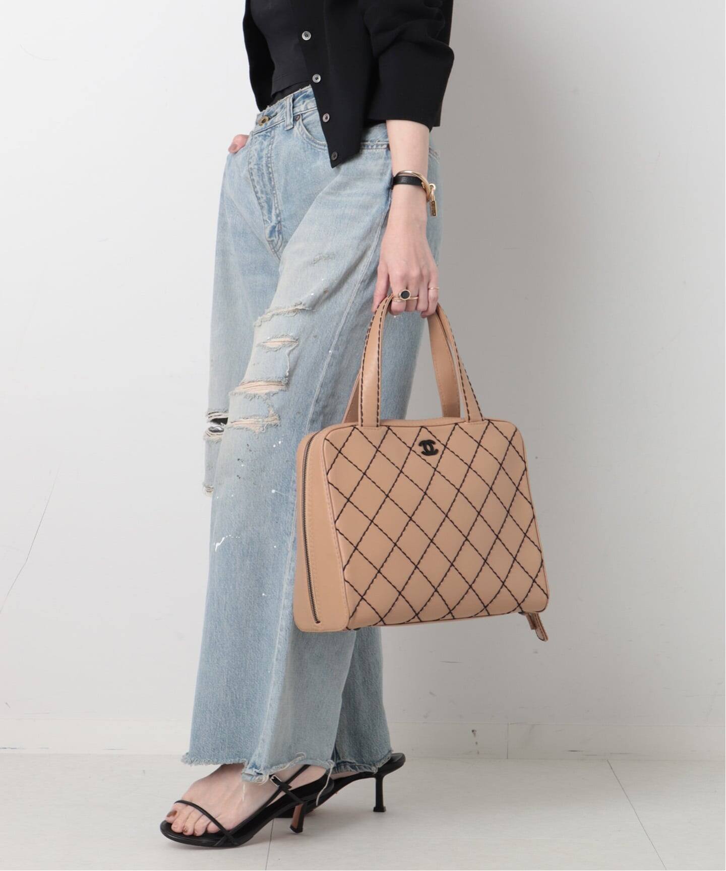 VINTAGE CHANEL/シャネル】Wild stitch ハンドバッグ（ハンドバッグ