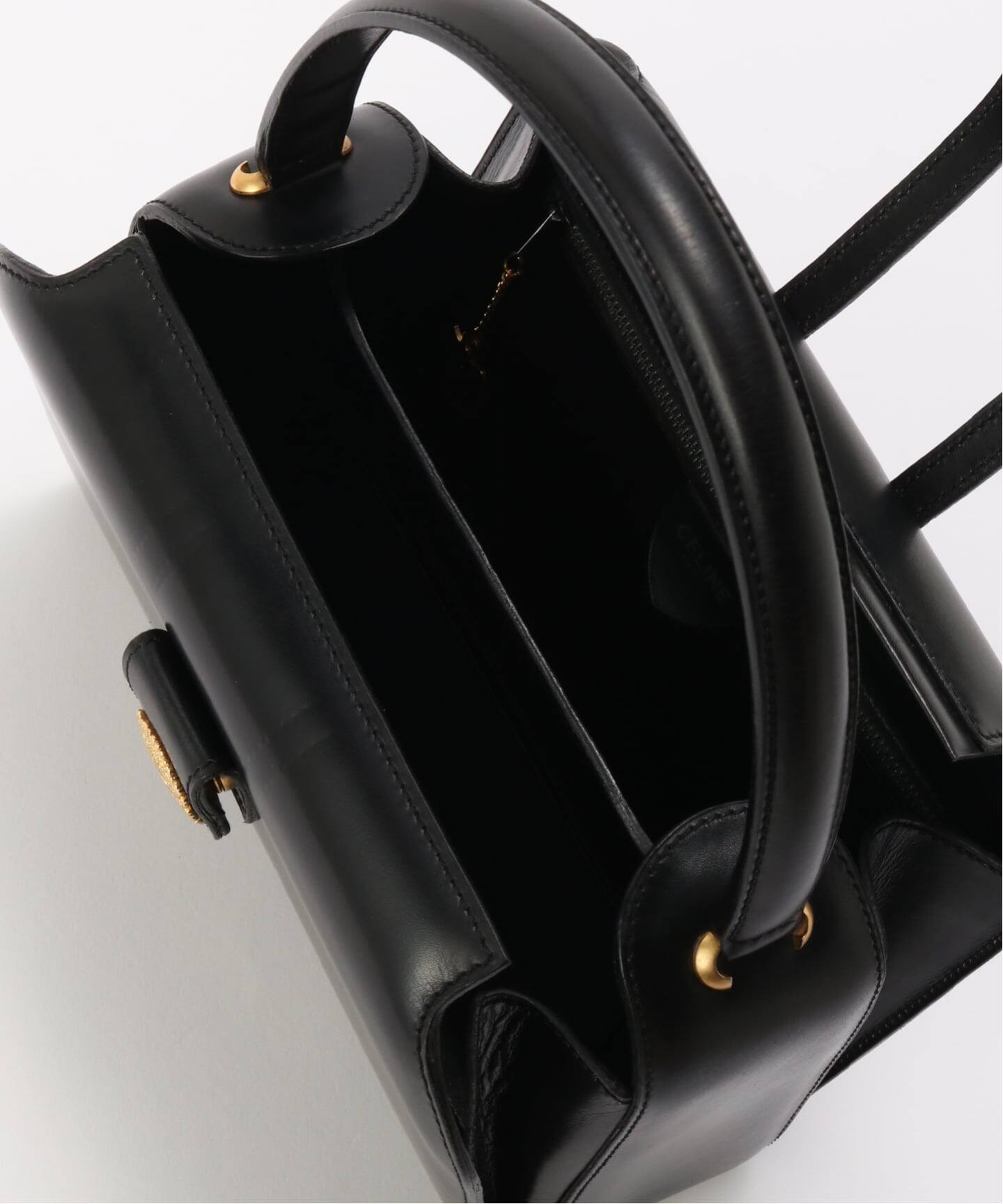 【美品】CELINE ハンドバッグ ヴィテージ CELINE セリーヌ ボリード型 ヴィンテージ 2WAY ハンドバッグ