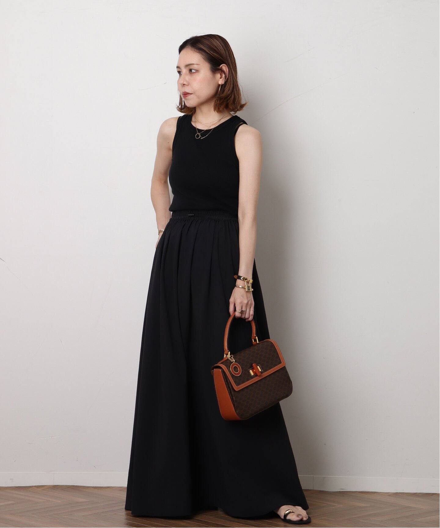 VINTAGE CELINE/セリーヌ】macadam ハンドバッグ（ハンドバッグ