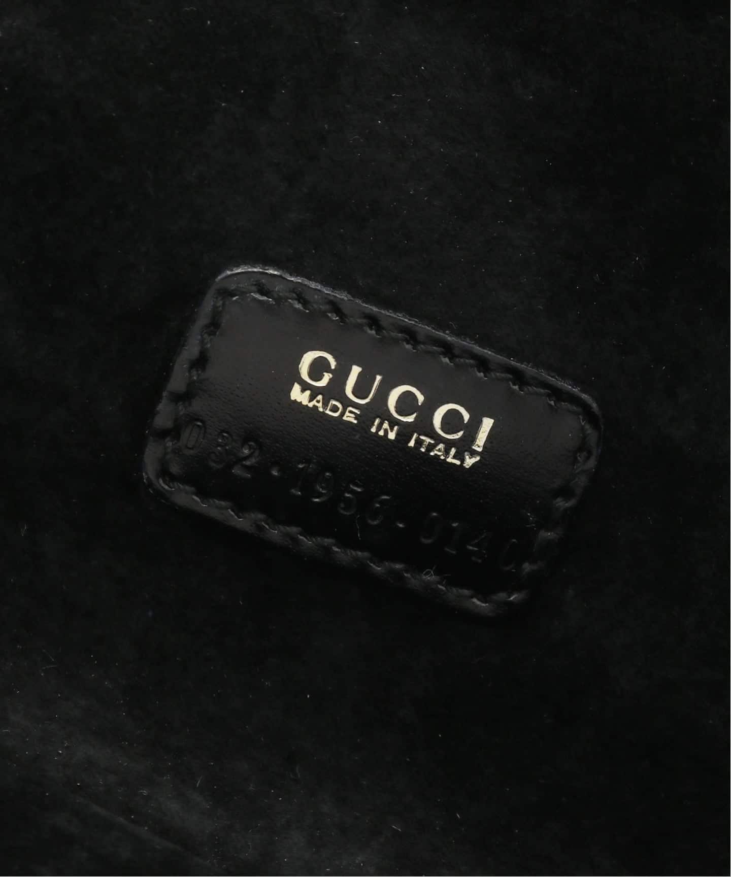 VINTAGE GUCCI/グッチ】バニティバッグ bit suede(ハンドバッグ VINTAGE GUCCI/グッチ】バニティバッグ bit suede(ハンドバッグ