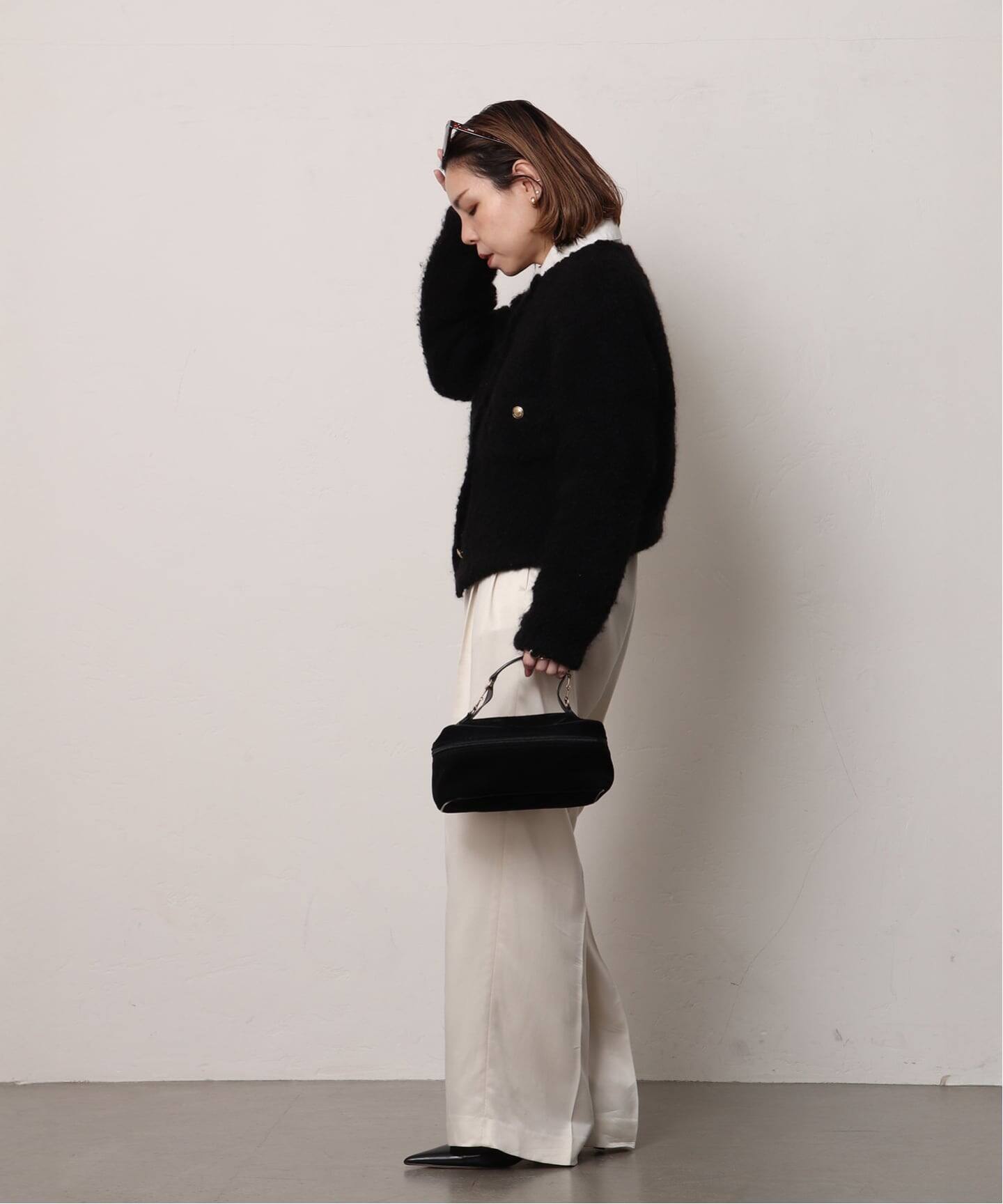 VINTAGE GUCCI/グッチ】バニティバッグ bit suede（ハンドバッグ