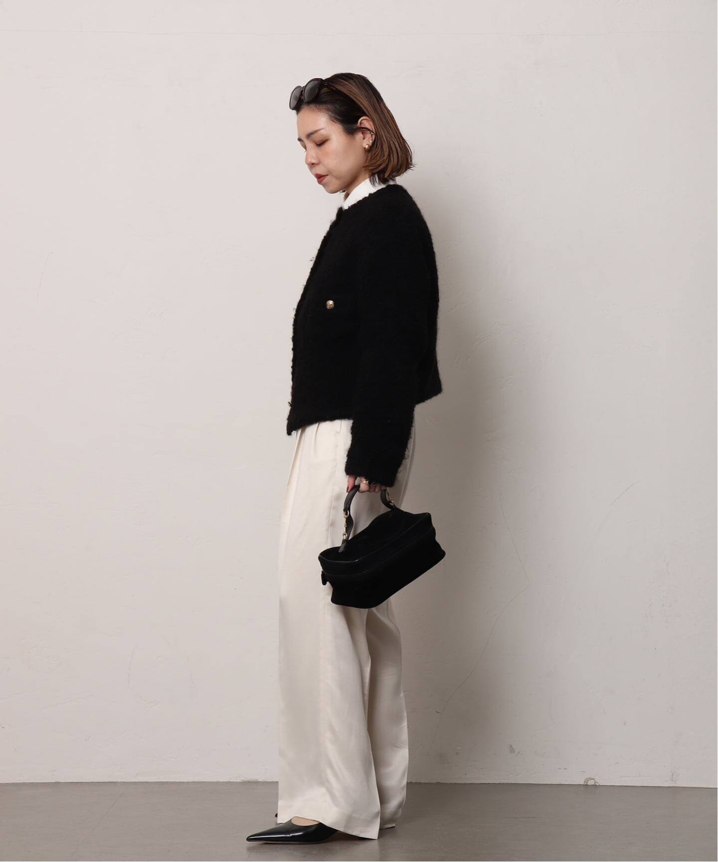 VINTAGE GUCCI/グッチ】バニティバッグ bit suede（ハンドバッグ