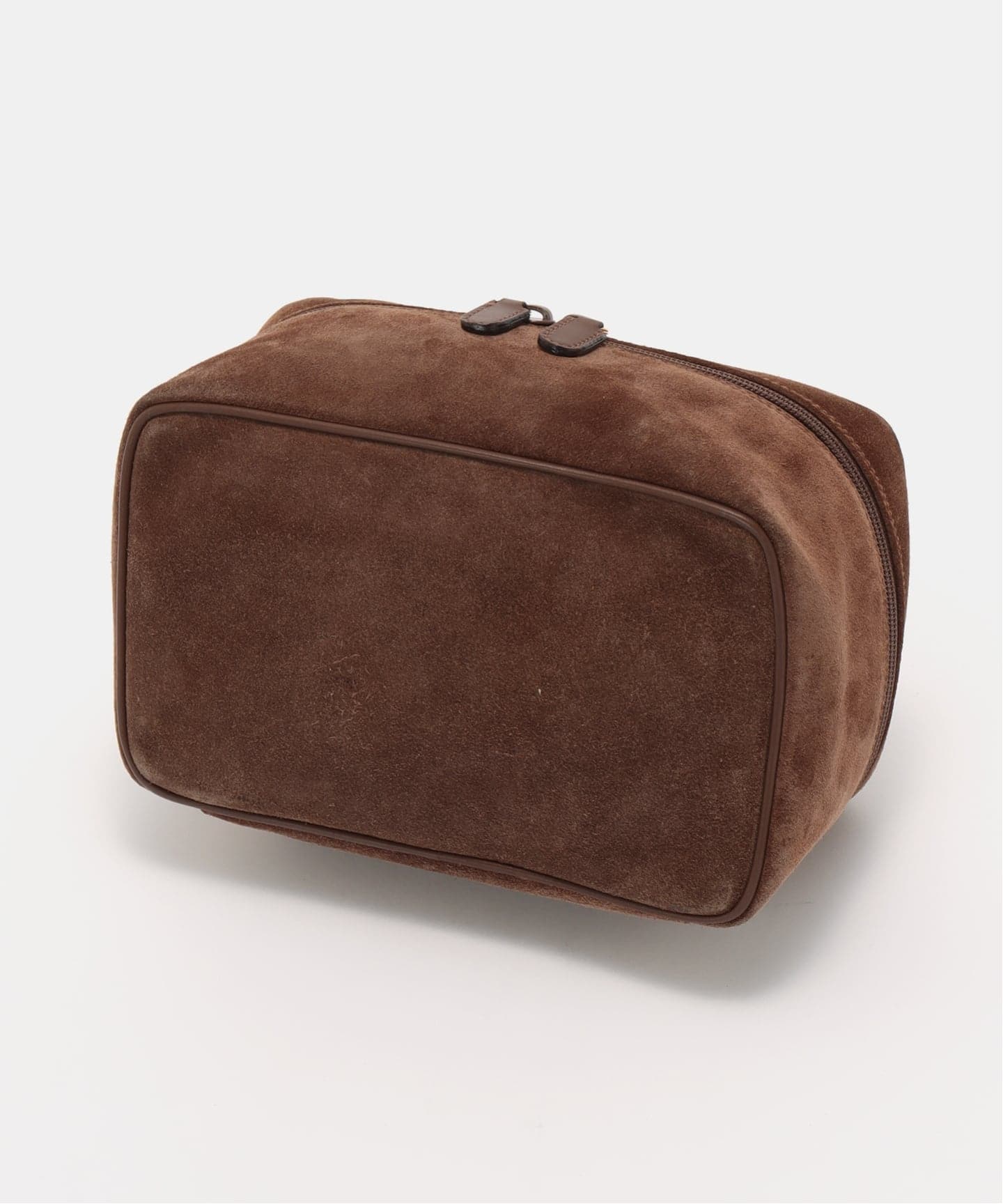 VINTAGE GUCCI/グッチ】 Bit バニティバッグ suede（ハンドバッグ