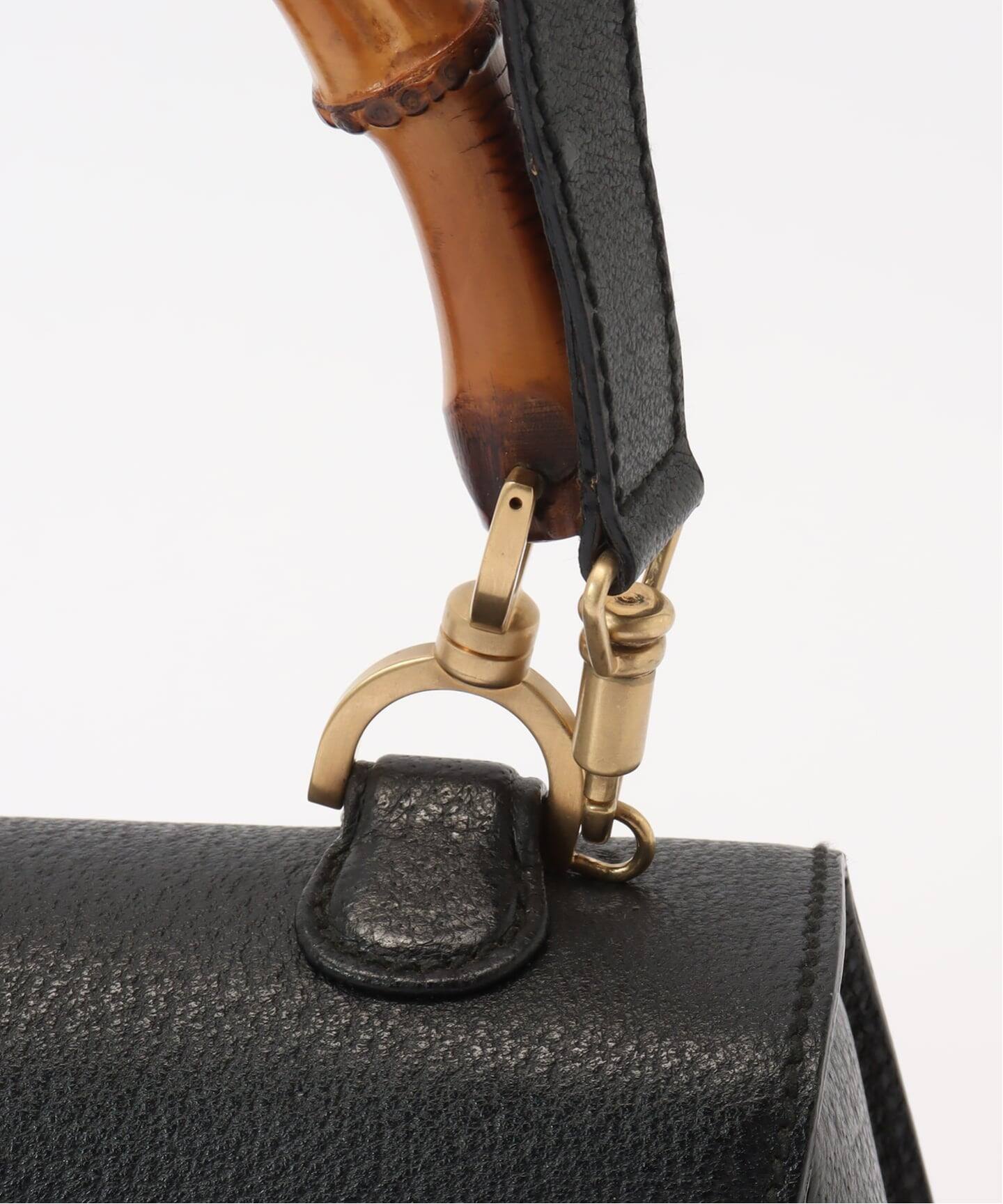 VINTAGE GUCCI/グッチ】 Bamboo classic 30 2way（ハンドバッグ