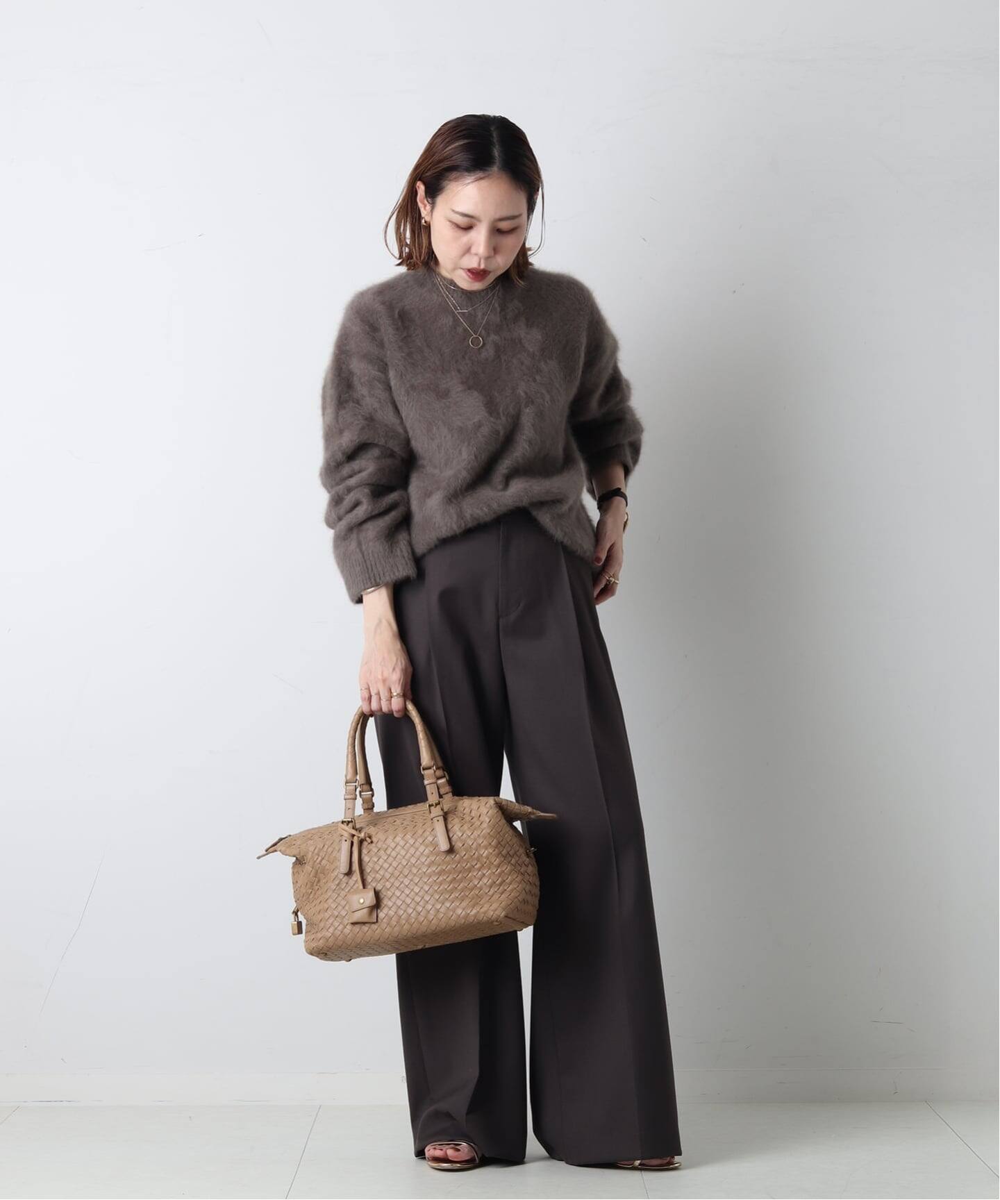 バッグ Bottega Veneta Intrecciato Handbag VINTAGE BOTTEGA VENETA/ボッテガ ヴェネタ】ハンドバッグ intrecciato