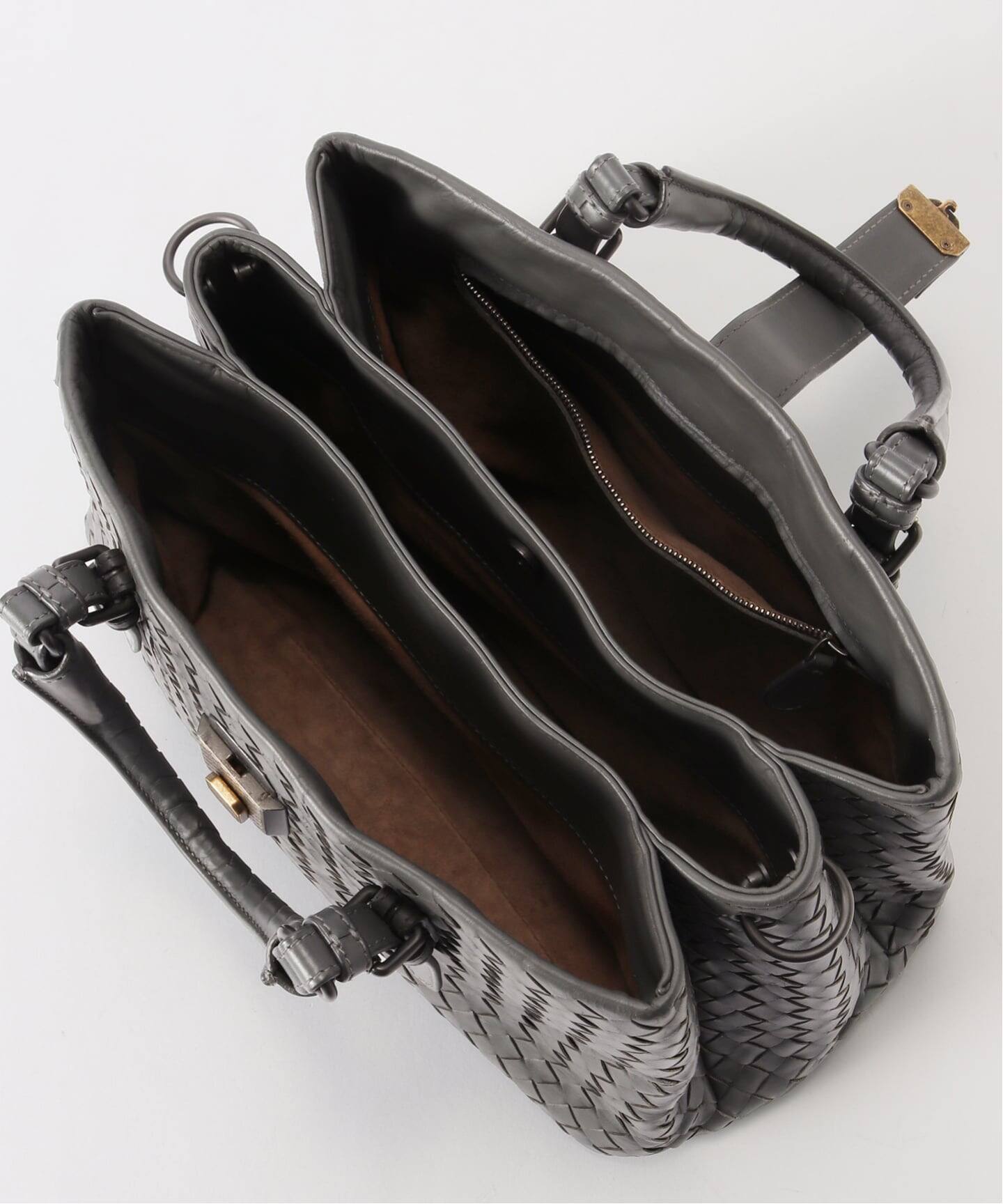 VINTAGE BOTTEGA VENETA/ボッテガ ヴェネタ】ハンドバッグ intrecciato