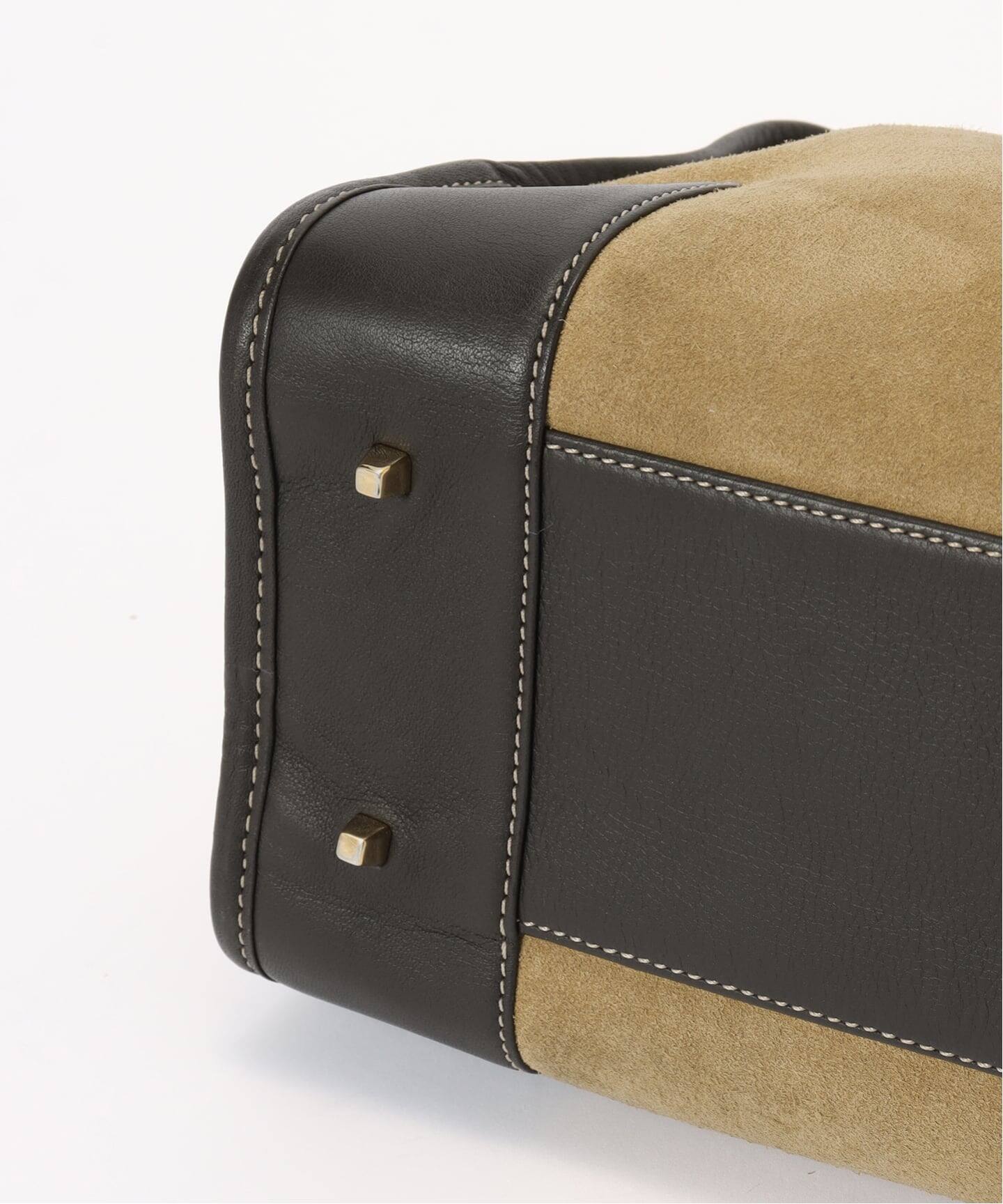 VINTAGE LOEWE/ロエベ】ボストンバッグ anagram suede（ボストンバッグ