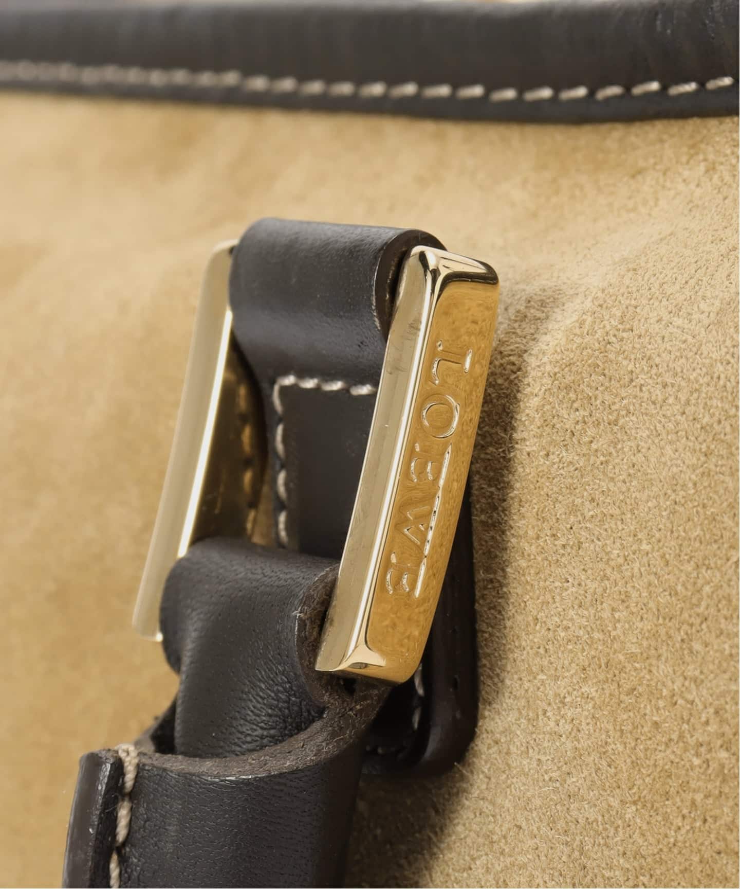 VINTAGE LOEWE/ロエベ】ボストンバッグ anagram suede（ボストンバッグ