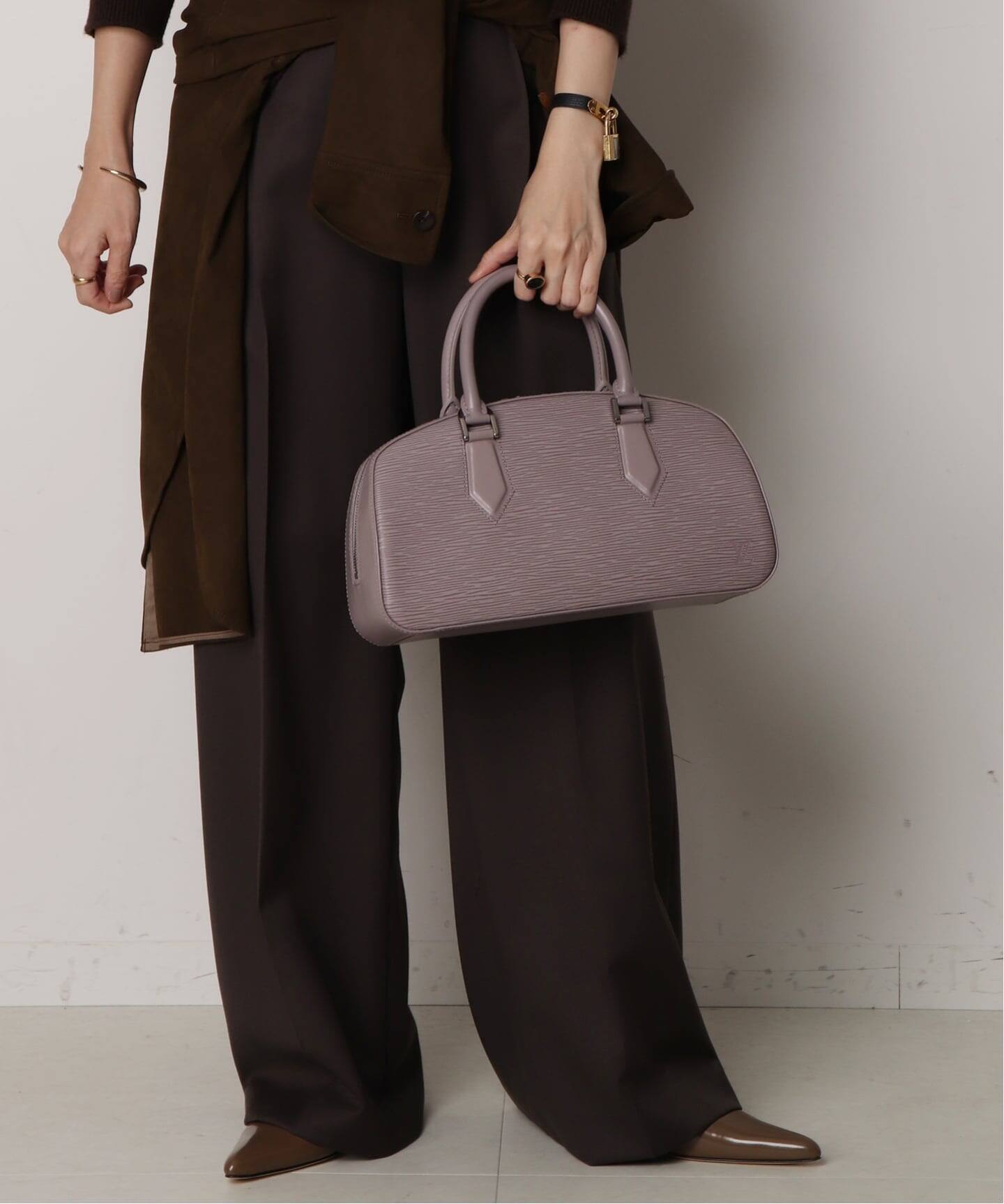 VINTAGE LOUIS VUITTON/ルイ ヴィトン】Jasmine epi（ハンドバッグ
