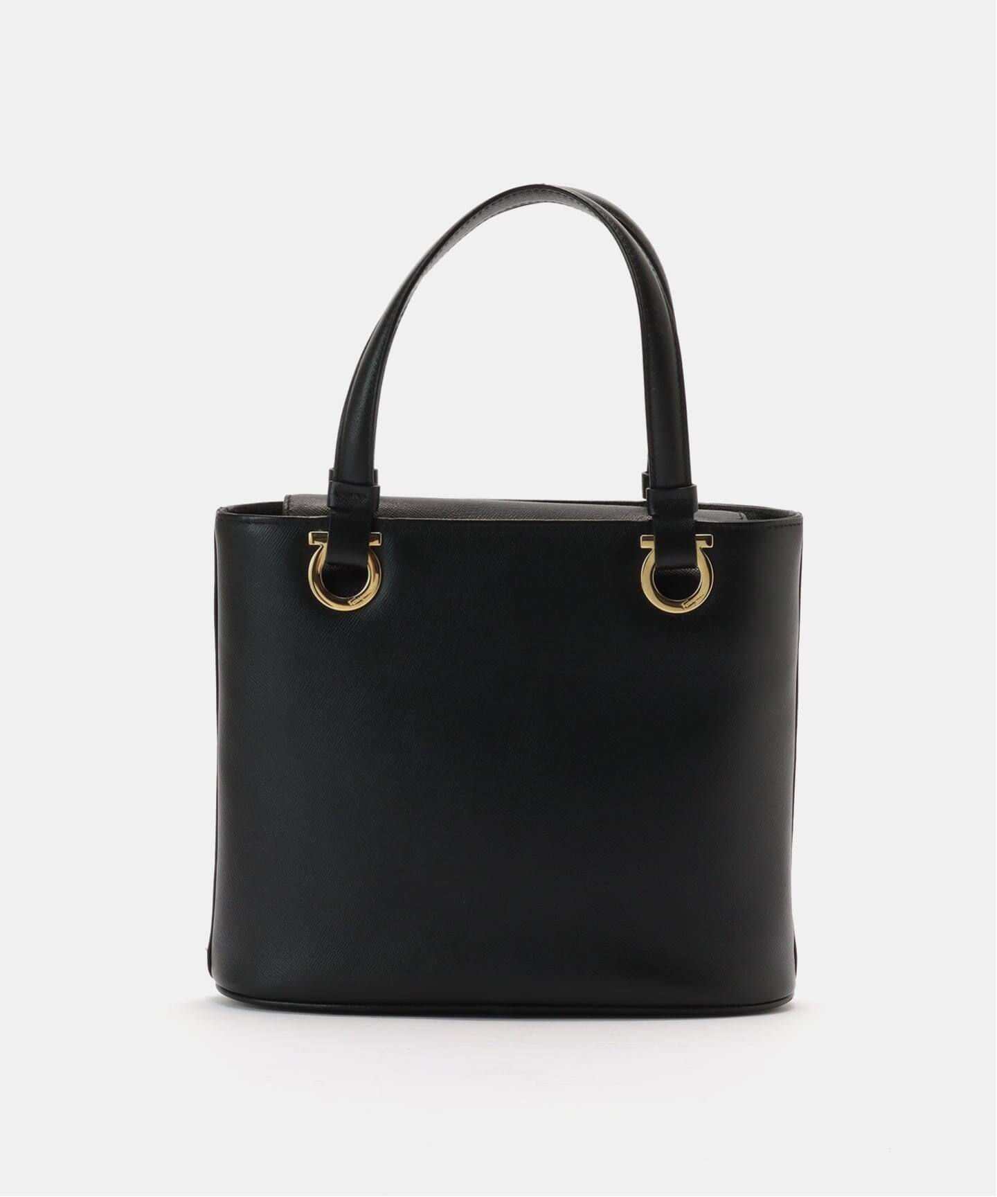 VINTAGE FERRAGAMO/フェラガモ】 Gancini ハンドバッグ