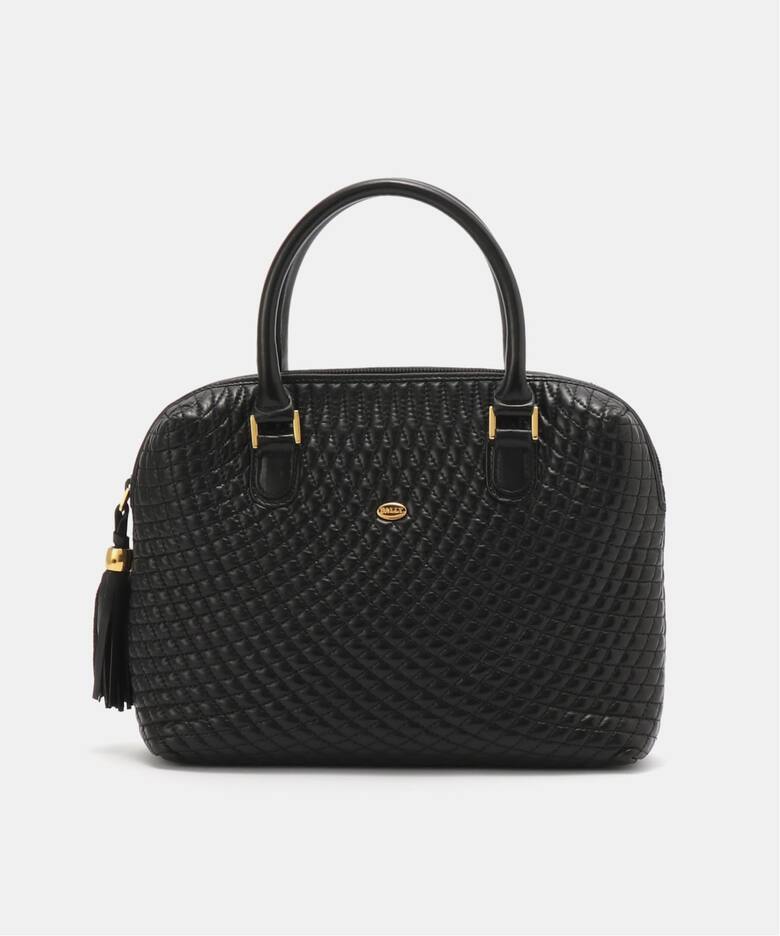 VINTAGE BALLY/バリー】タッセル ハンドバッグ（ハンドバッグ 
