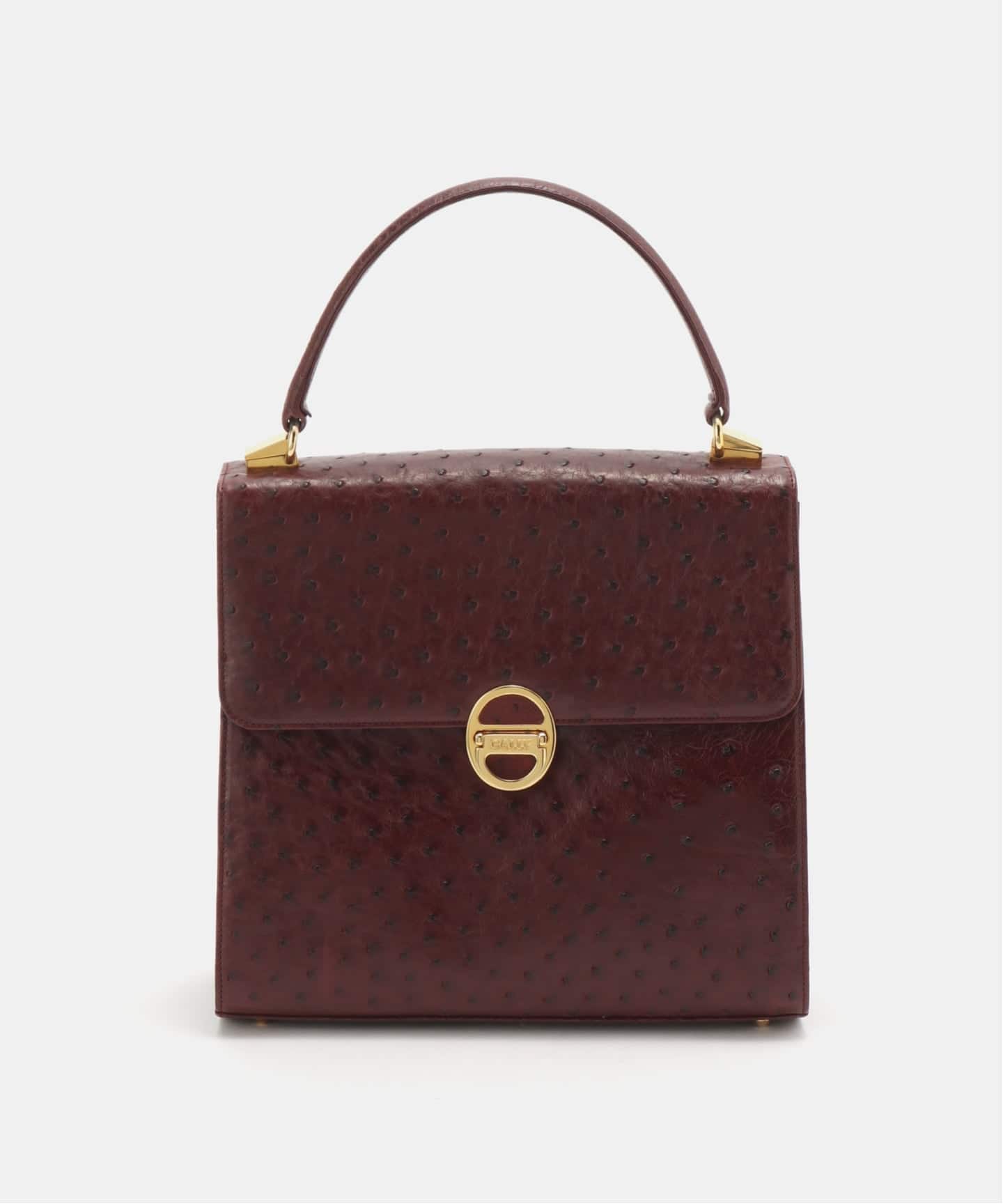 VINTAGE BALLY/バリー】2wayバッグ ostrich（ハンドバッグ
