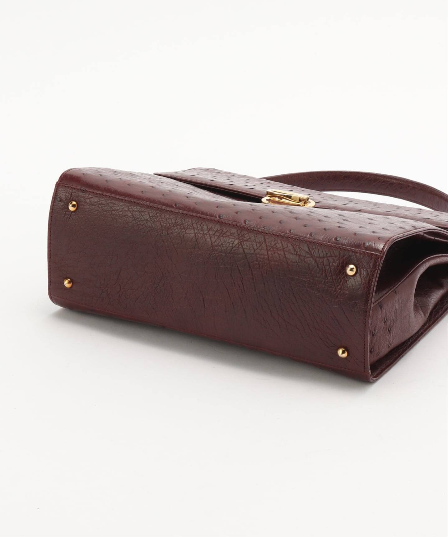 ▫️専用▫️         BALLYバリーヴィンテージ オーストリッチバッグ VINTAGE BALLY/バリー】2wayバッグ ostrich（ハンドバッグ