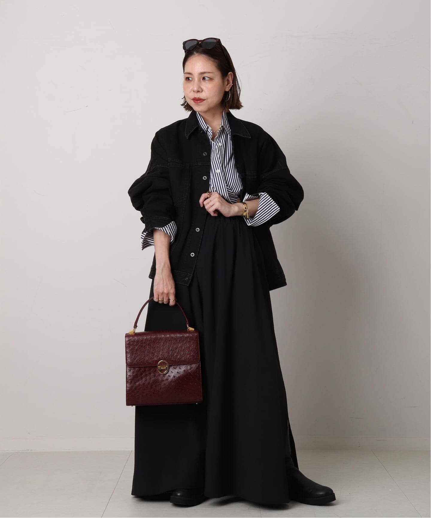 VINTAGE BALLY/バリー】2wayバッグ ostrich（ハンドバッグ 