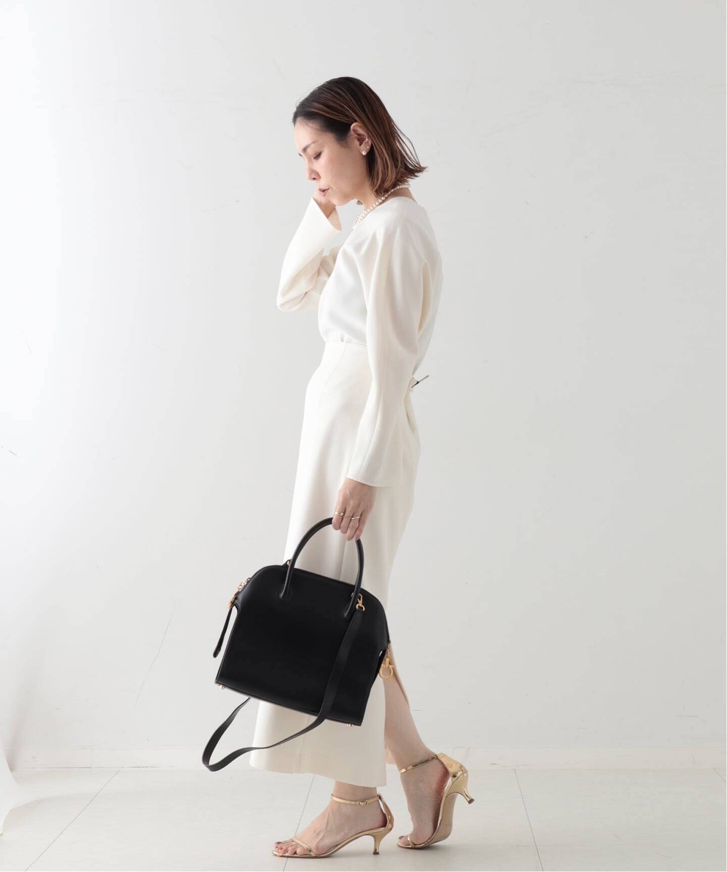 VINTAGE FERRAGAMO/フェラガモ】Gancini 2wayバッグ（ハンドバッグ 