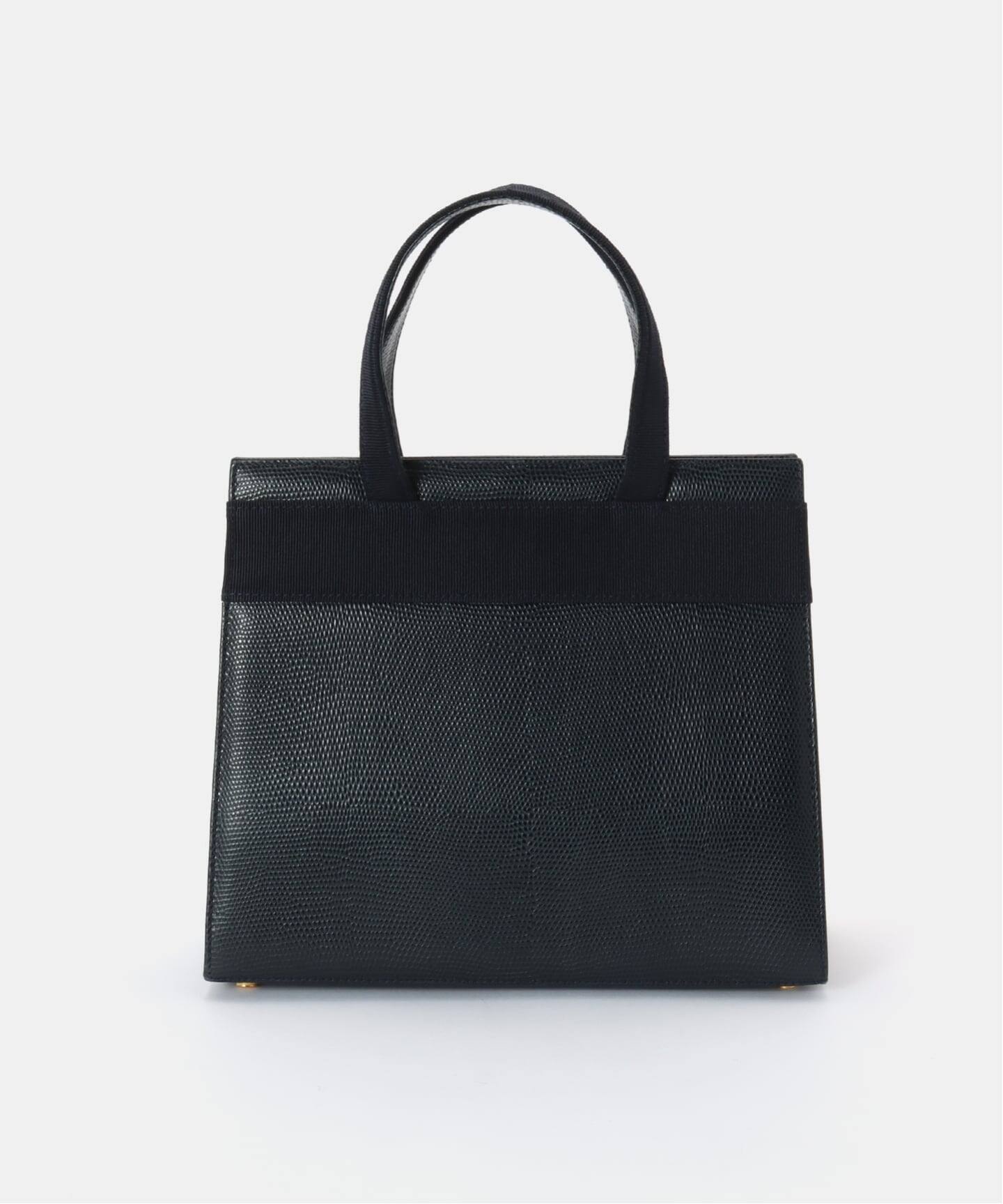 VINTAGE FERRAGAMO/フェラガモ】 Vara ハンドバッグ lizard