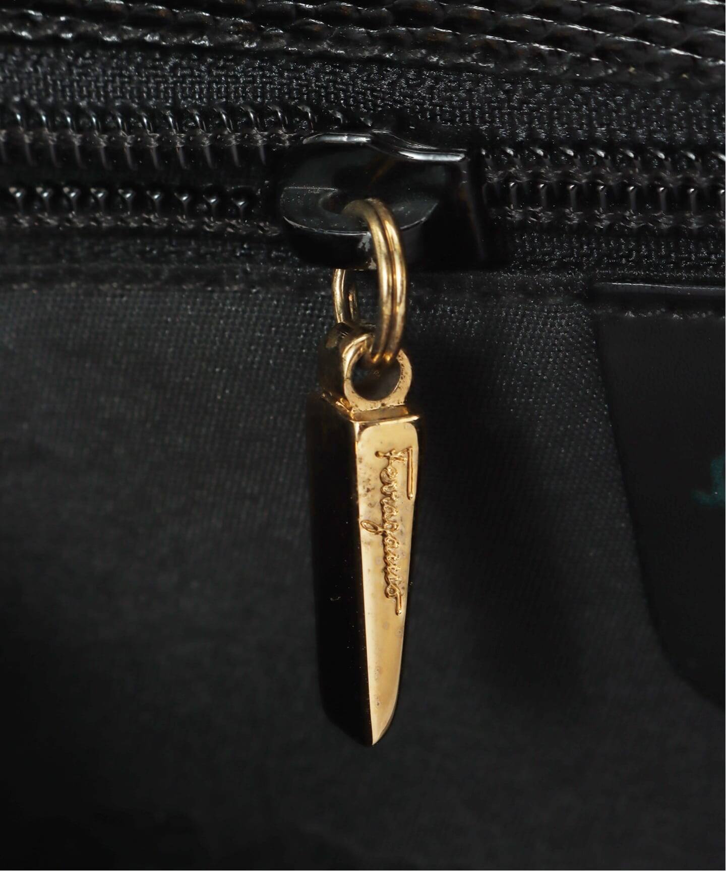 VINTAGE FERRAGAMO/フェラガモ】 Vara 2wayバッグ lizard
