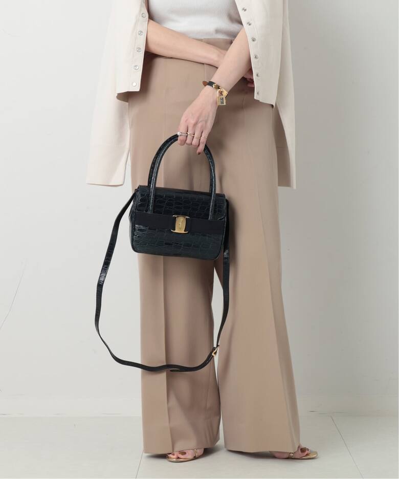VINTAGE FERRAGAMO/フェラガモ】 Vara ハンドバッグ 2way 