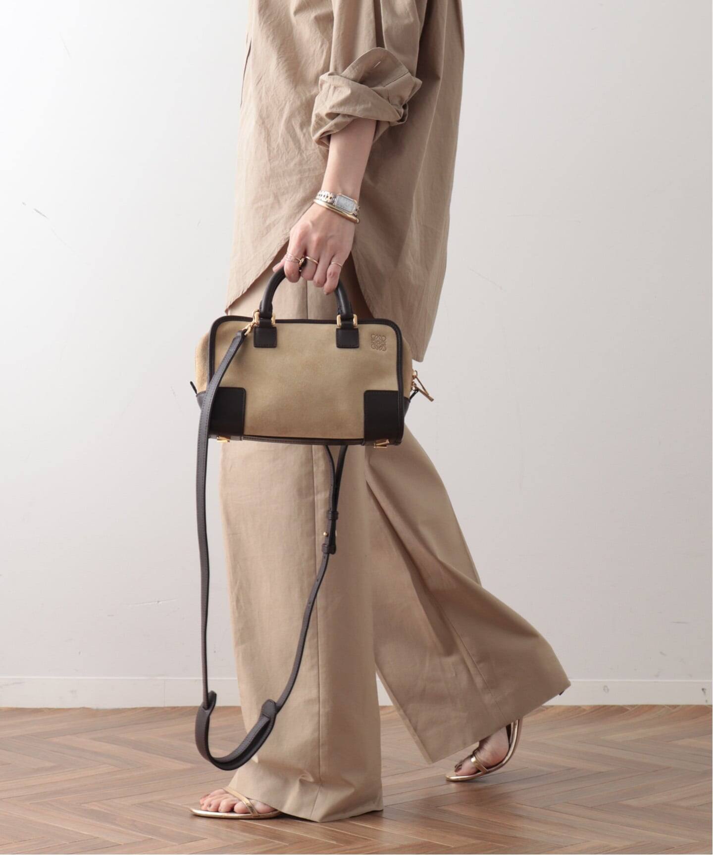 VINTAGE LOEWE/ロエベ】 Amazona 23 2way suede（ハンドバッグ