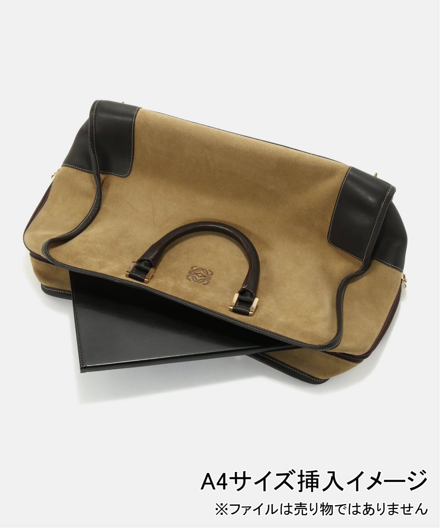 VINTAGE LOEWE/ロエベ】ボストンバッグ anagram suede（ボストンバッグ