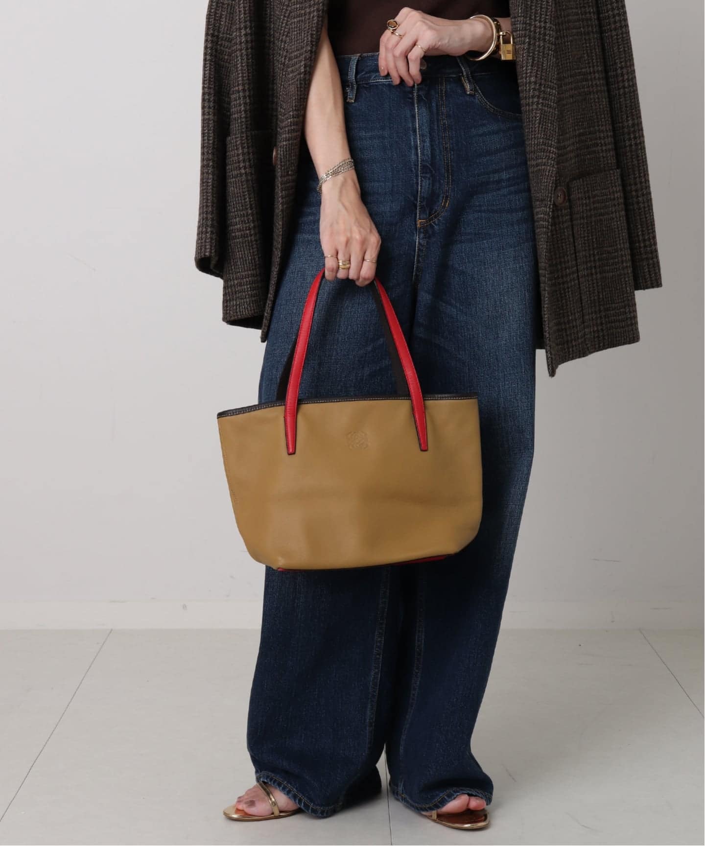 VINTAGE LOEWE/ロエベ】トートバッグ anagram（トートバッグ