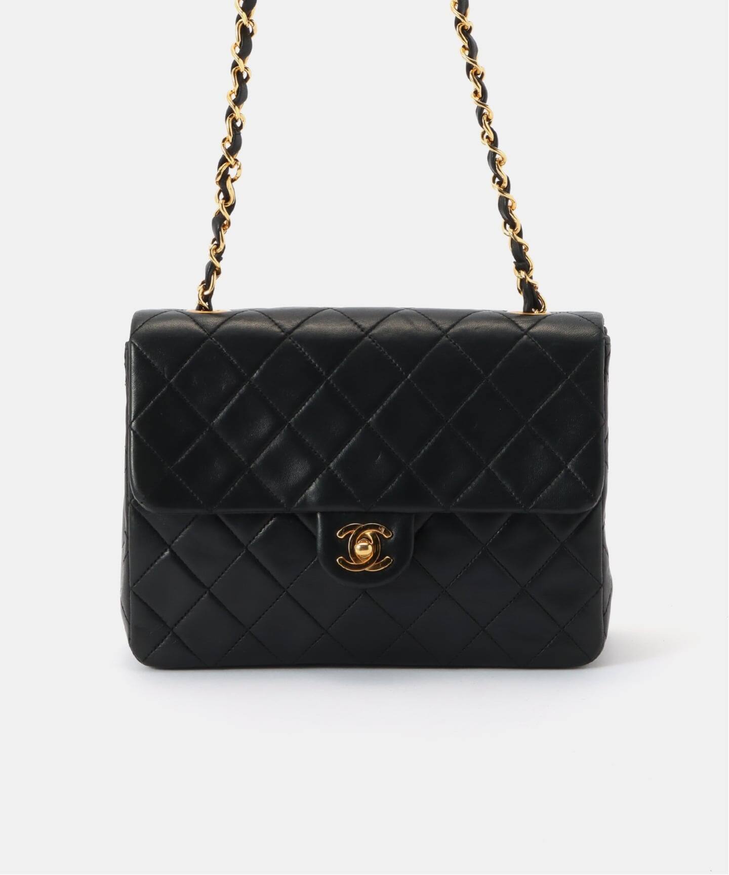VINTAGE CHANEL/シャネル】 Matelasse チェーンショルダーバッグ 20 
