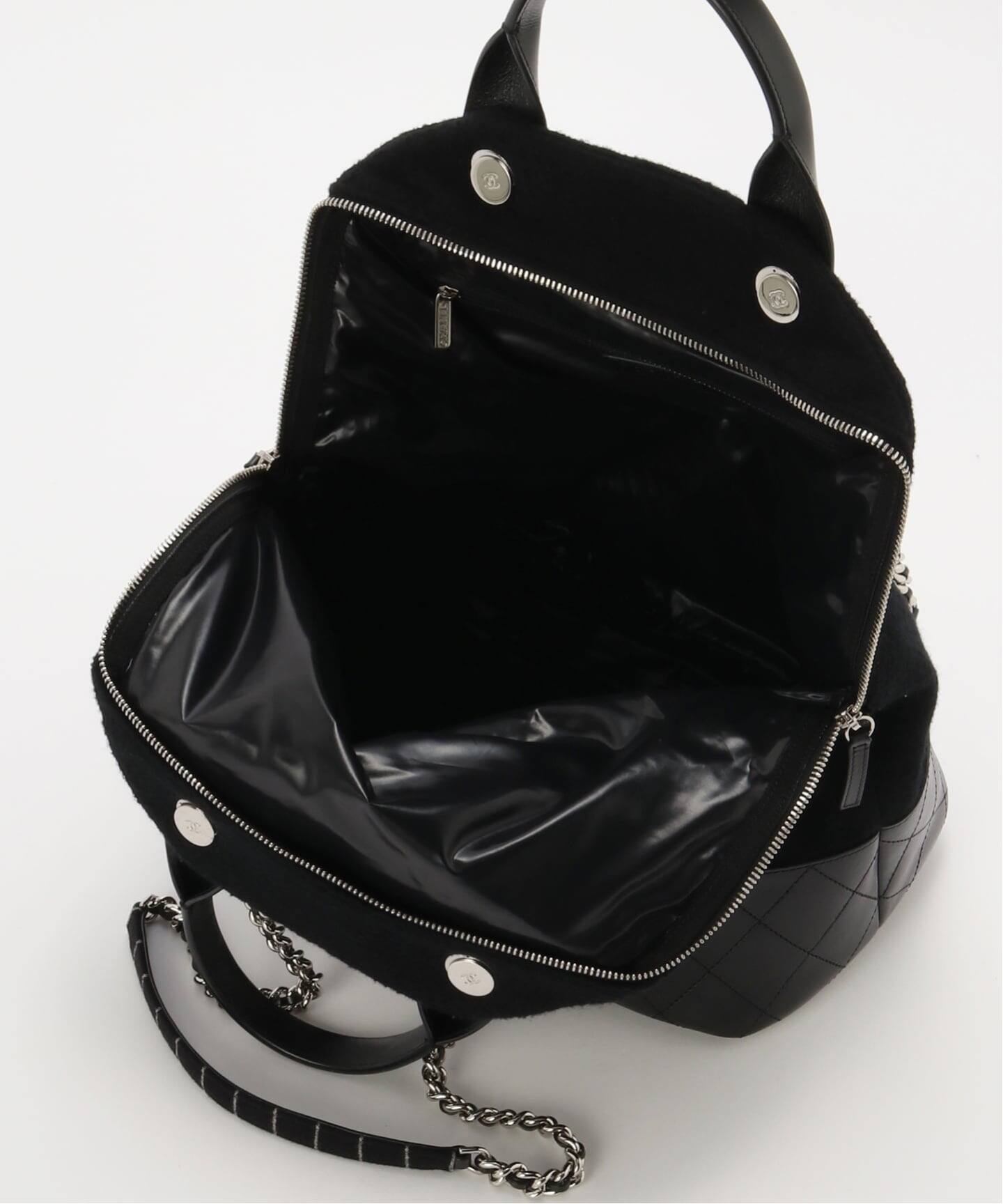 CHANEL/シャネル】Paris hamburg 2wayバッグ felt（ハンドバッグ