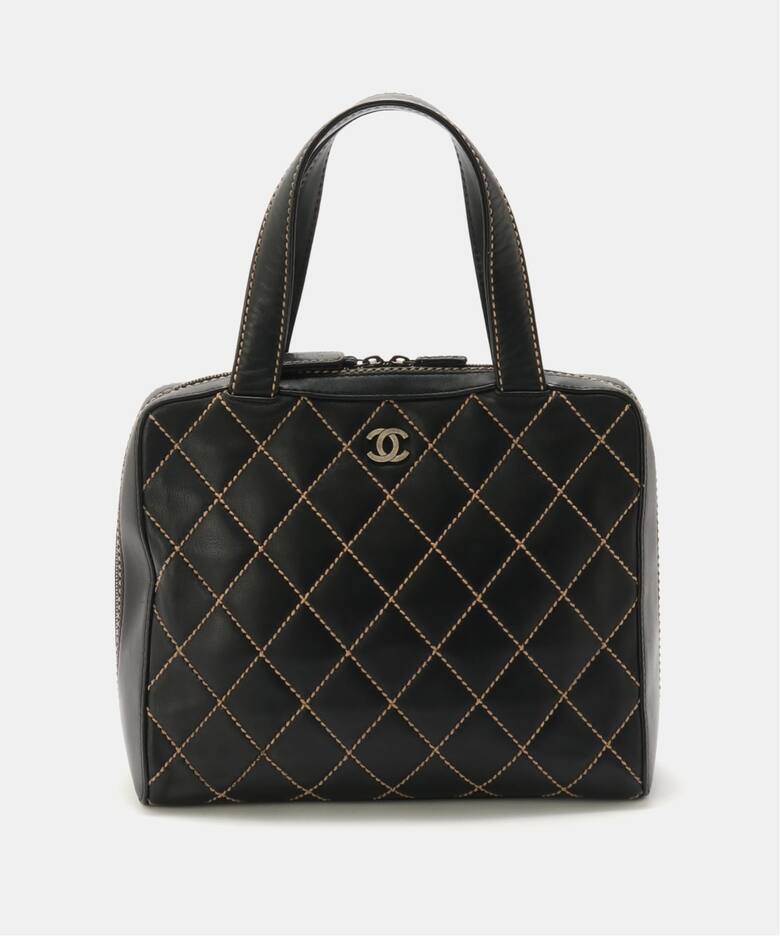 VINTAGE CHANEL/シャネル】Wild stitch ボストンバッグ（ハンドバッグ 