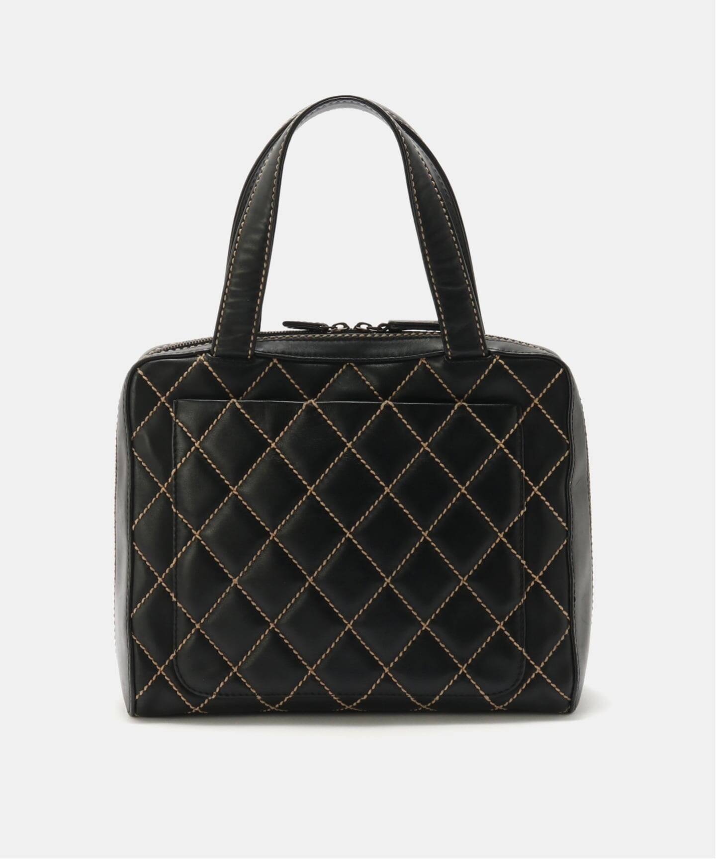 VINTAGE CHANEL/シャネル】Wild stitch ボストンバッグ