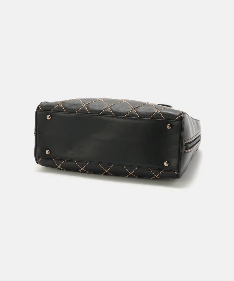 VINTAGE CHANEL/シャネル】Wild stitch ボストンバッグ（ハンドバッグ 
