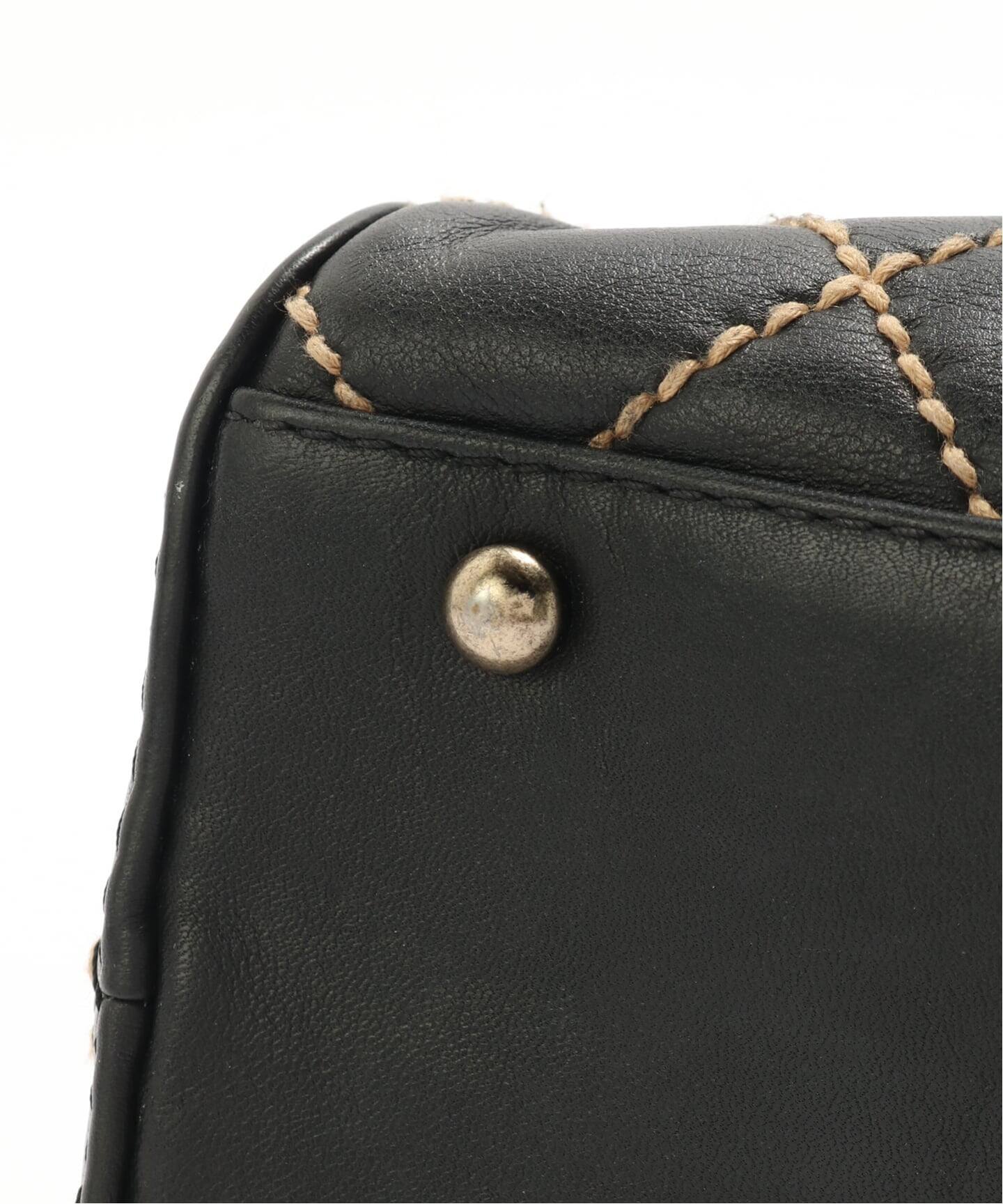 VINTAGE CHANEL/シャネル】Wild stitch ボストンバッグ