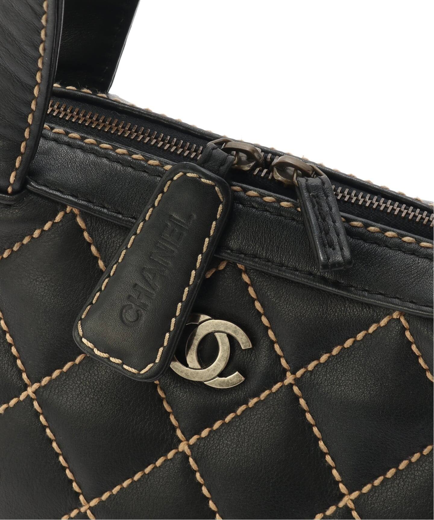 VINTAGE CHANEL/シャネル】Wild stitch ボストンバッグ（ハンドバッグ